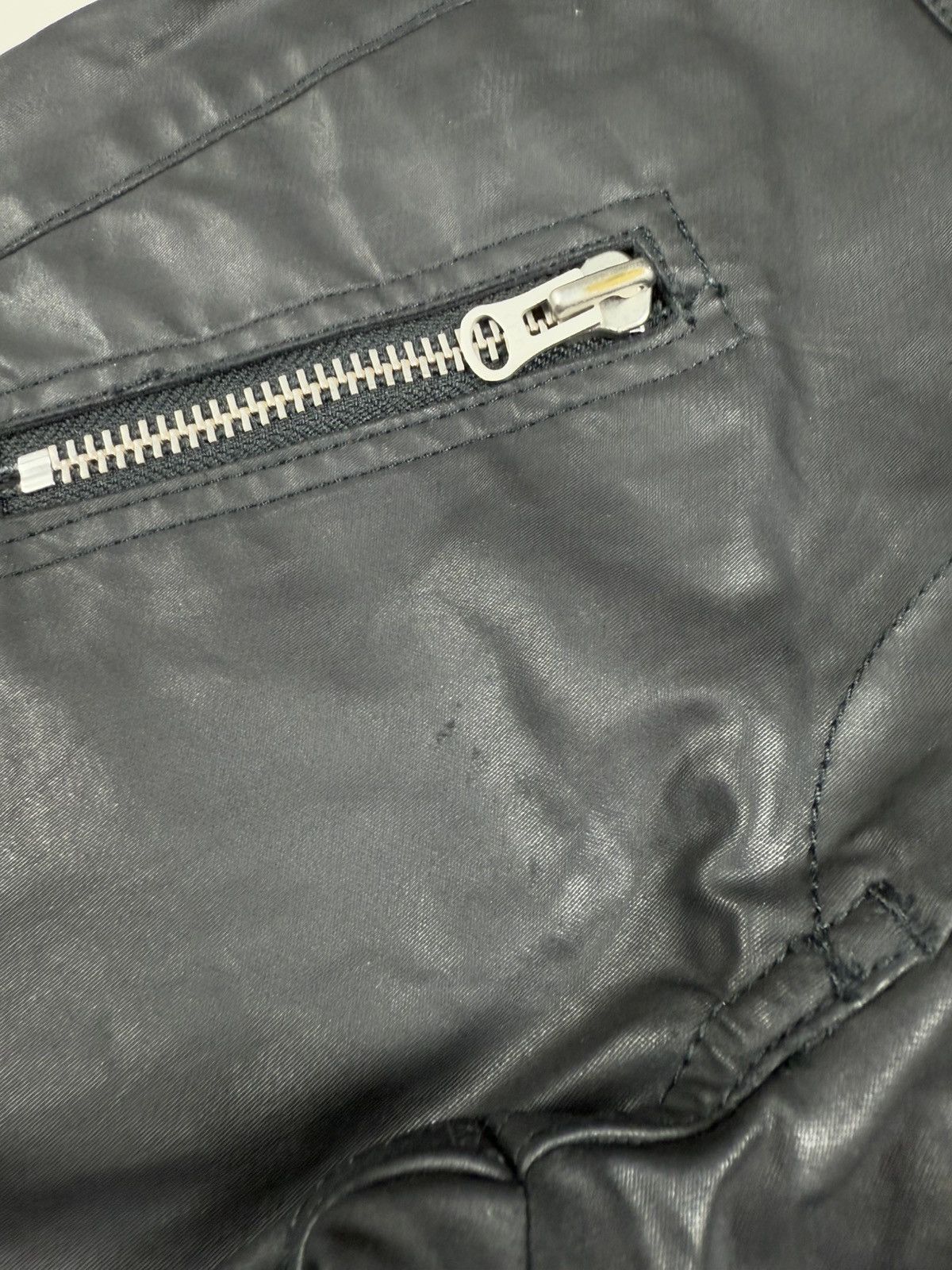 Isabel Marant Isabel Marant Pour H&M Coated Denim Biker Cropped Jeans Size 27" / US 4 / IT 40 - 11 Thumbnail
