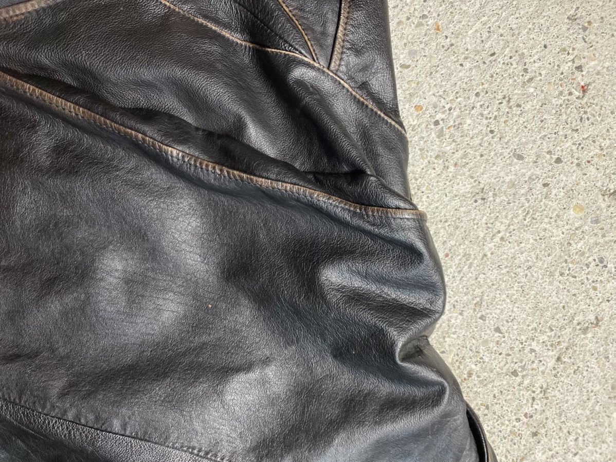 Other Leather jacket bomber avant garde archive rock n blue black Size US M / EU 48-50 / 2 - 9 Thumbnail