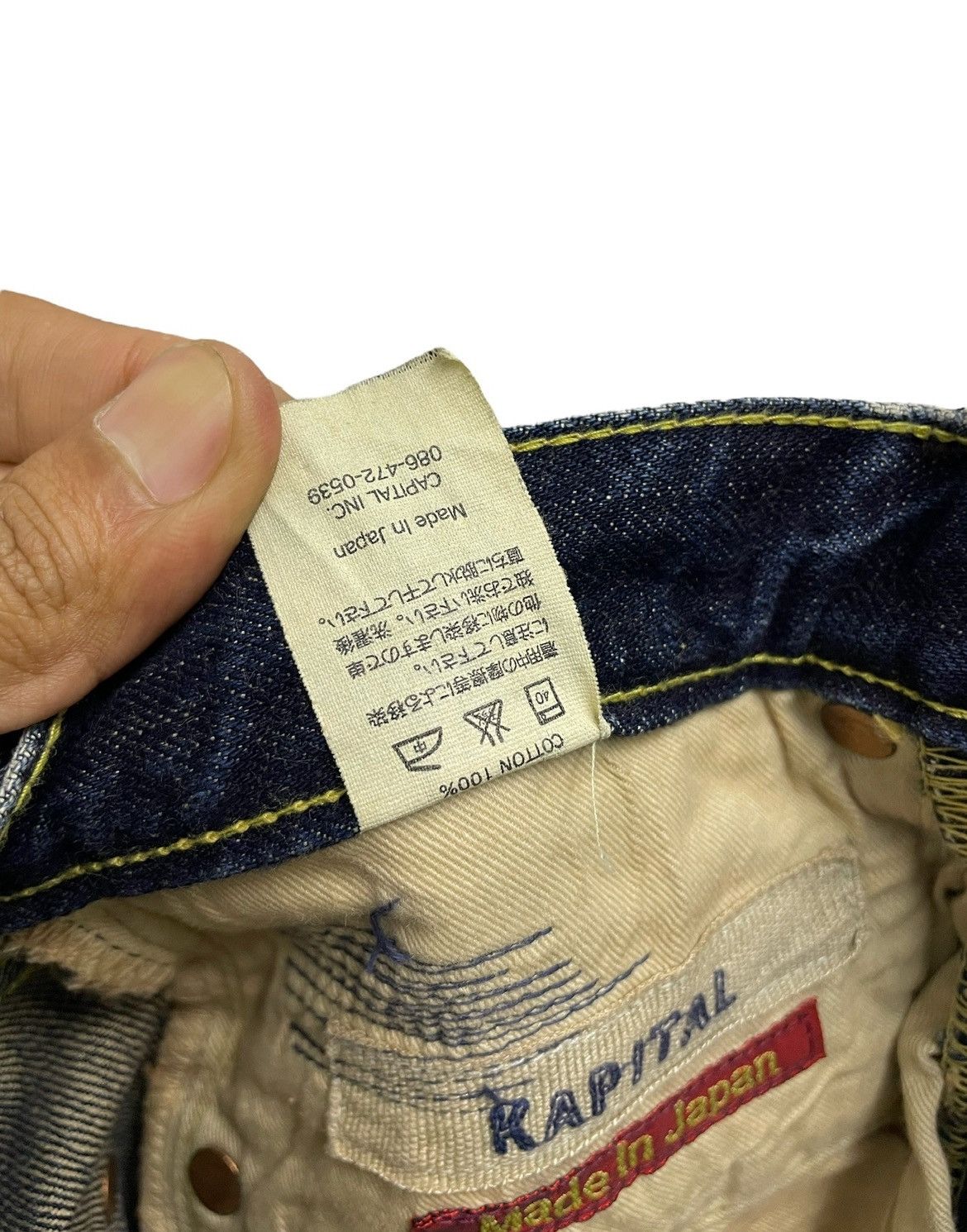 Kapital Kountry Kapital Patchwork Jeans Size 29" - 14 Thumbnail