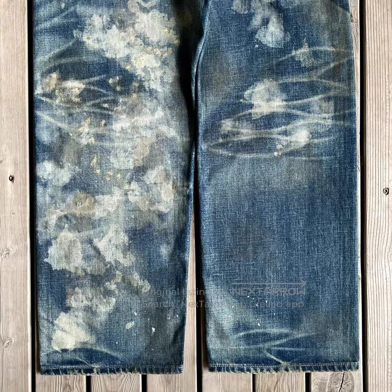Neighborhood Neighborhood size L Distressed Blue Dirty Pants Size US 27 - 6 Thumbnail
