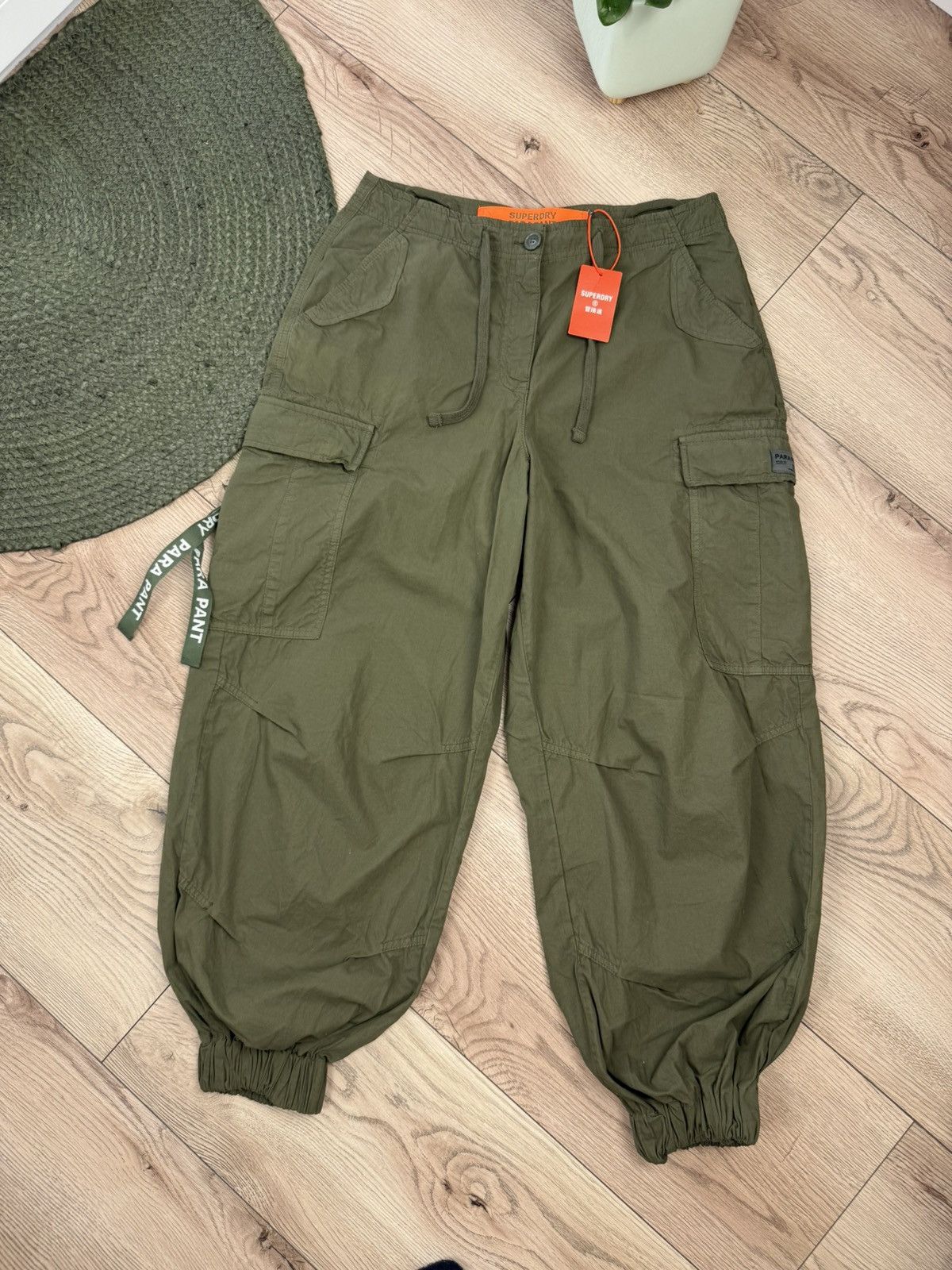 Japanese Brand × Superdry Japanese Cargo Parachute pants baggy Superdry Size US 31 - 1 Thumbnail