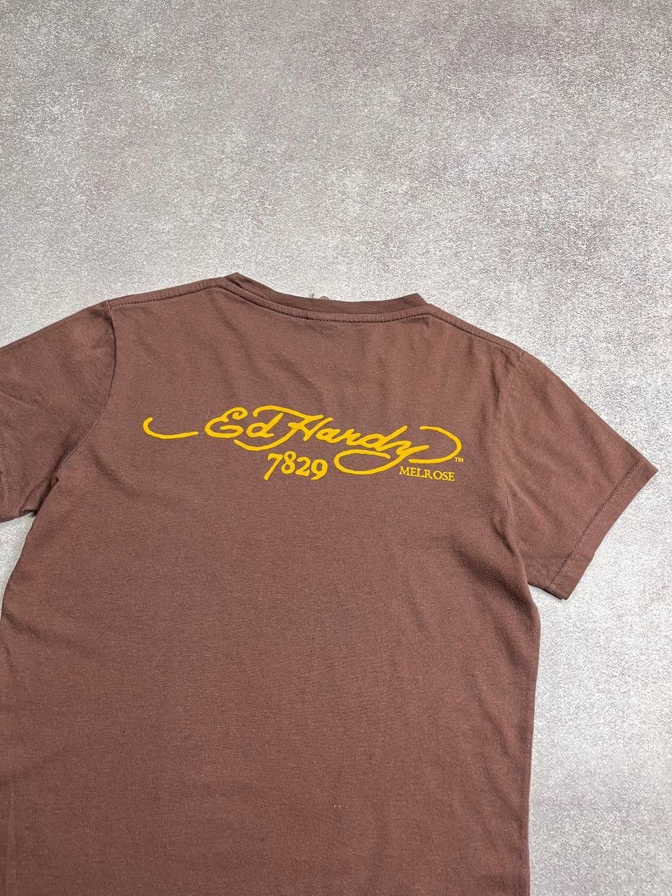 Ed Hardy Vintage Ed Hardy Tattoo Brown T-shirt M Size US M / EU 48-50 / 2 - 4 Thumbnail