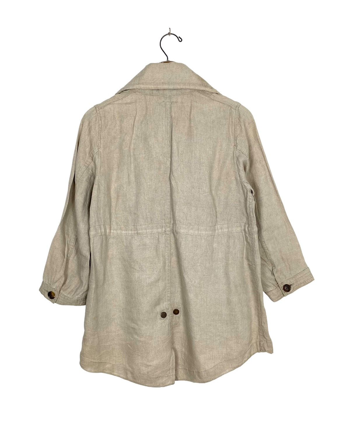 Japanese Brand Rare ‼️ Ylts Cotton Linen Spring Mods Coat Size S / US 4 / IT 40 - 3 Thumbnail