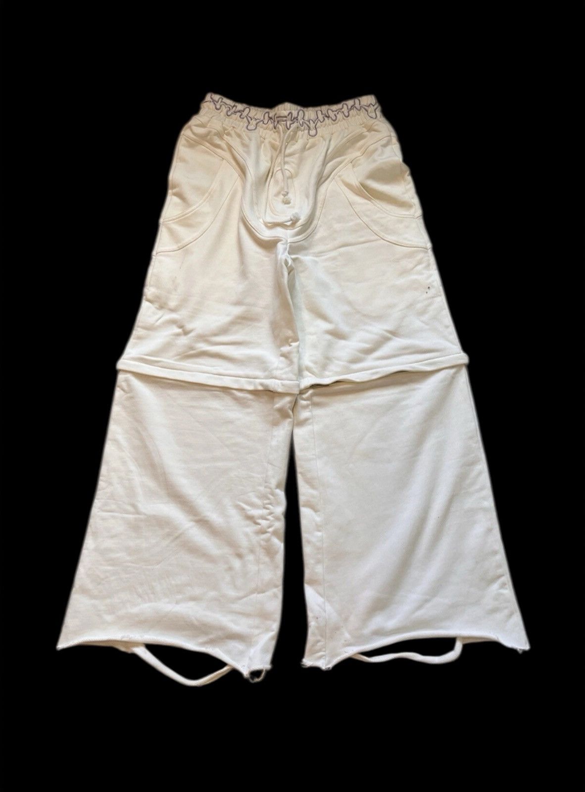 Bad Son Vees Sweats/Shorts With Zippers On Legs Size US 30 / EU 46 - 1 Thumbnail