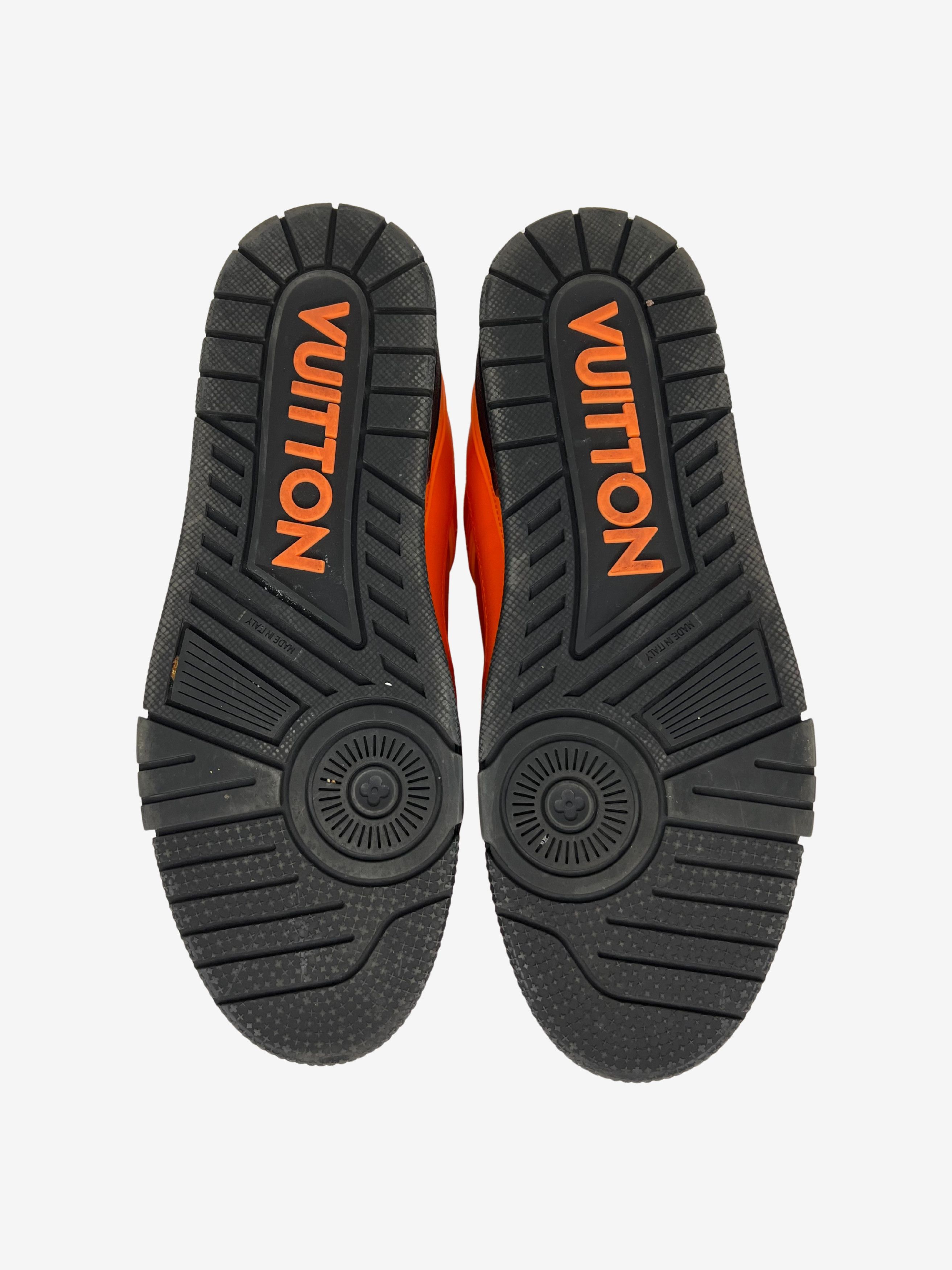 Louis Vuitton Louis Vuitton Orange Trainer Sneaker Virgil Abloh Size US 10.5 / EU 43-44 - 5 Thumbnail