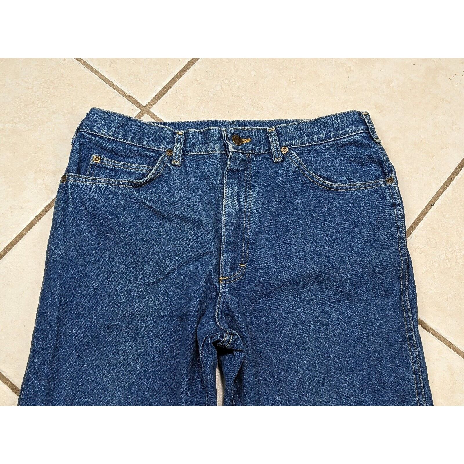 Lee Vtg Lee Riders Jeans Made in USA Blue Straight Leg Size 36 Size US 36 / EU 52 - 2 Thumbnail