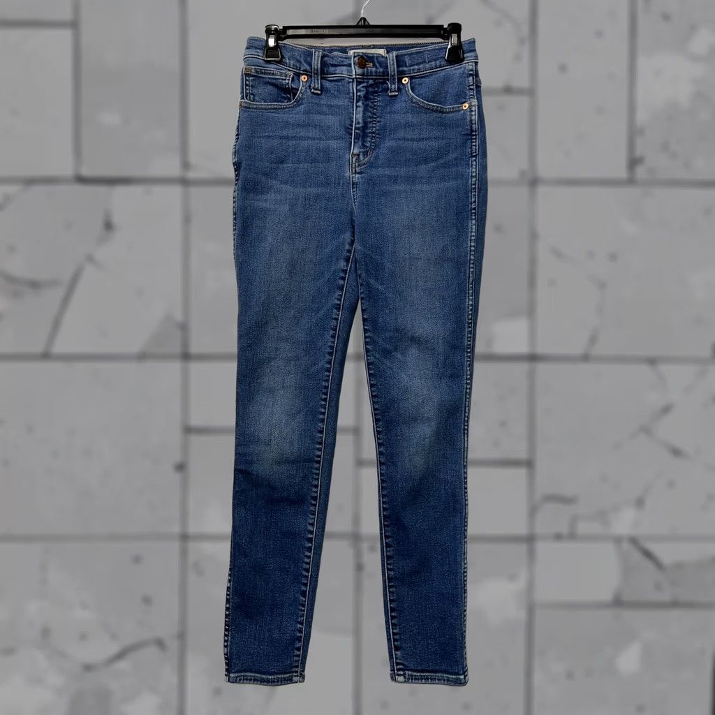 Madewell VINTAGE Madewell 10” High Rise Skinny Blue Jeans Womens Size 26 Inseam 27” Size 26" / US 2 / IT 38 - 1 Thumbnail