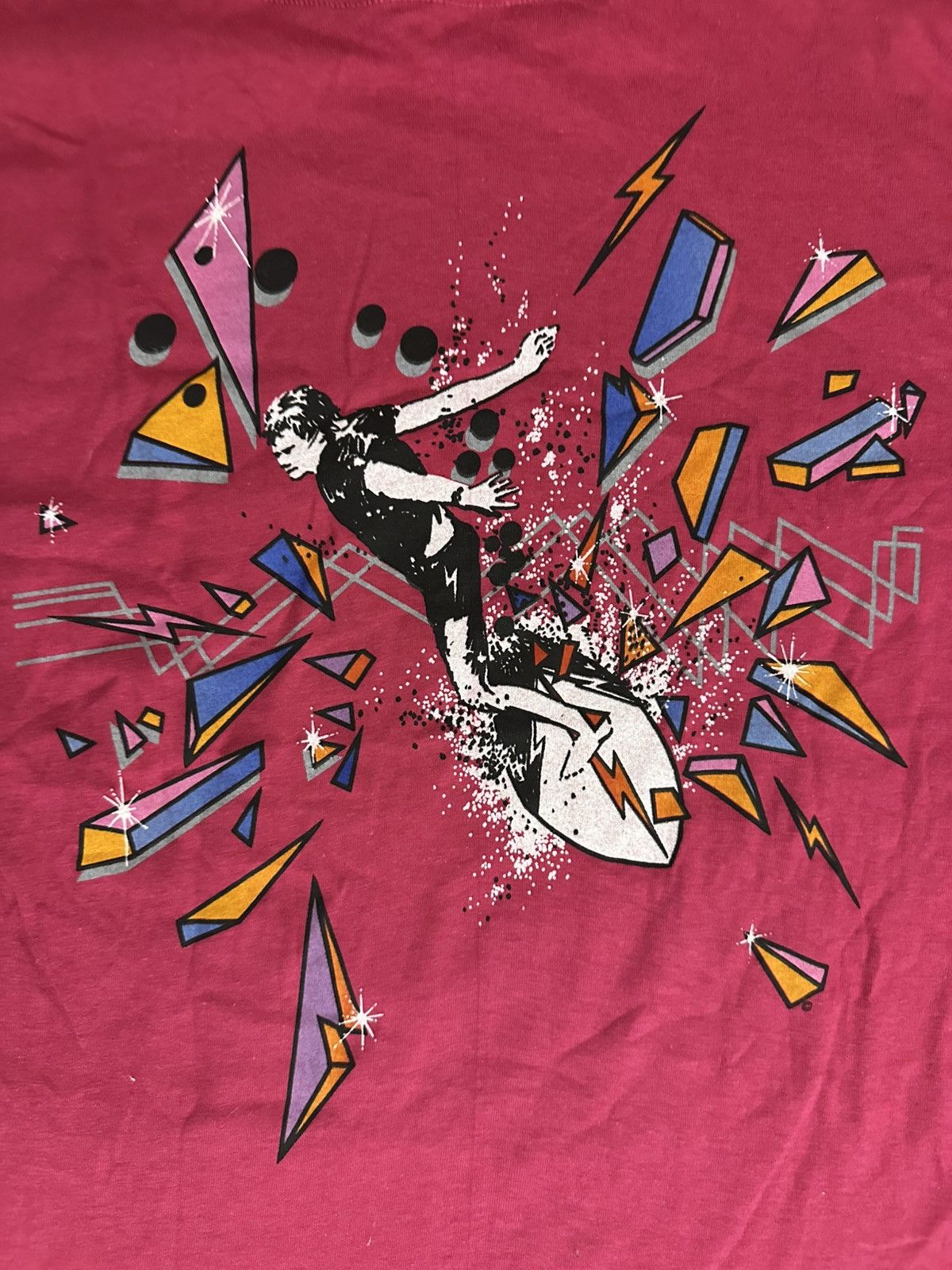 Lightning Bolt Vintage Lightning Bolt Surf Shirt 80s Deadstock Long Sleeve Size US L / EU 52-54 / 3 - 2 Thumbnail