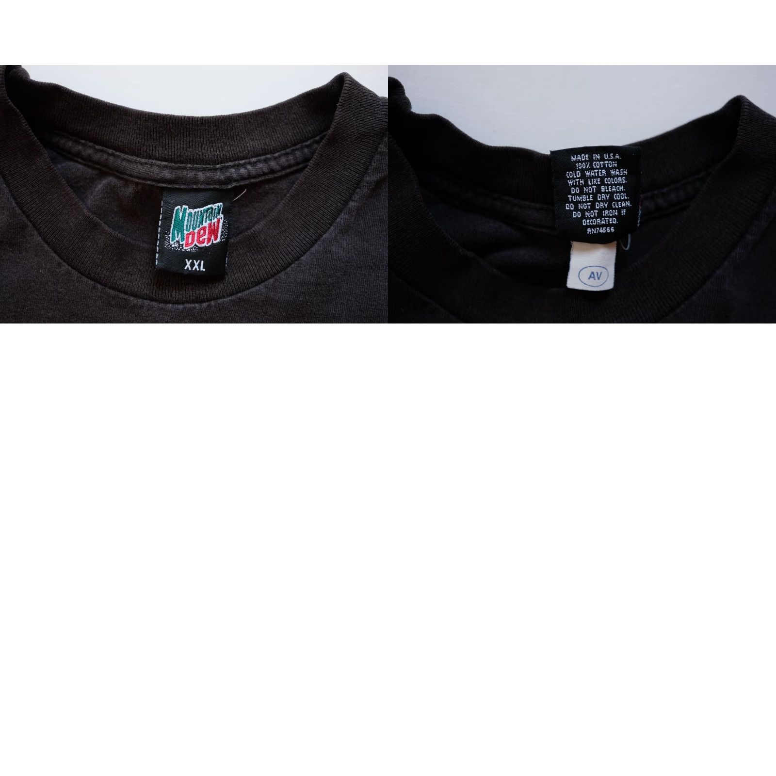 Etro VINTAGE Mountain Dew Peps i VTG 90s Retro USA Made Do The Dew Black Graphic T Shirt 2XL Mens Short Sleeve Crew Neck Cotton 90s Sports Classic Logo Size US XXL / EU 58 / 5 - 8 Thumbnail