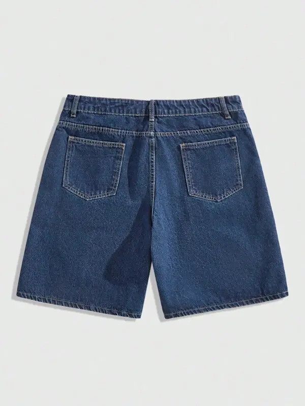 Japanese Brand Masaki x Saki Skull Print Y2k Shorts Jorts Denim Size US 36 / EU 52 - 6 Thumbnail