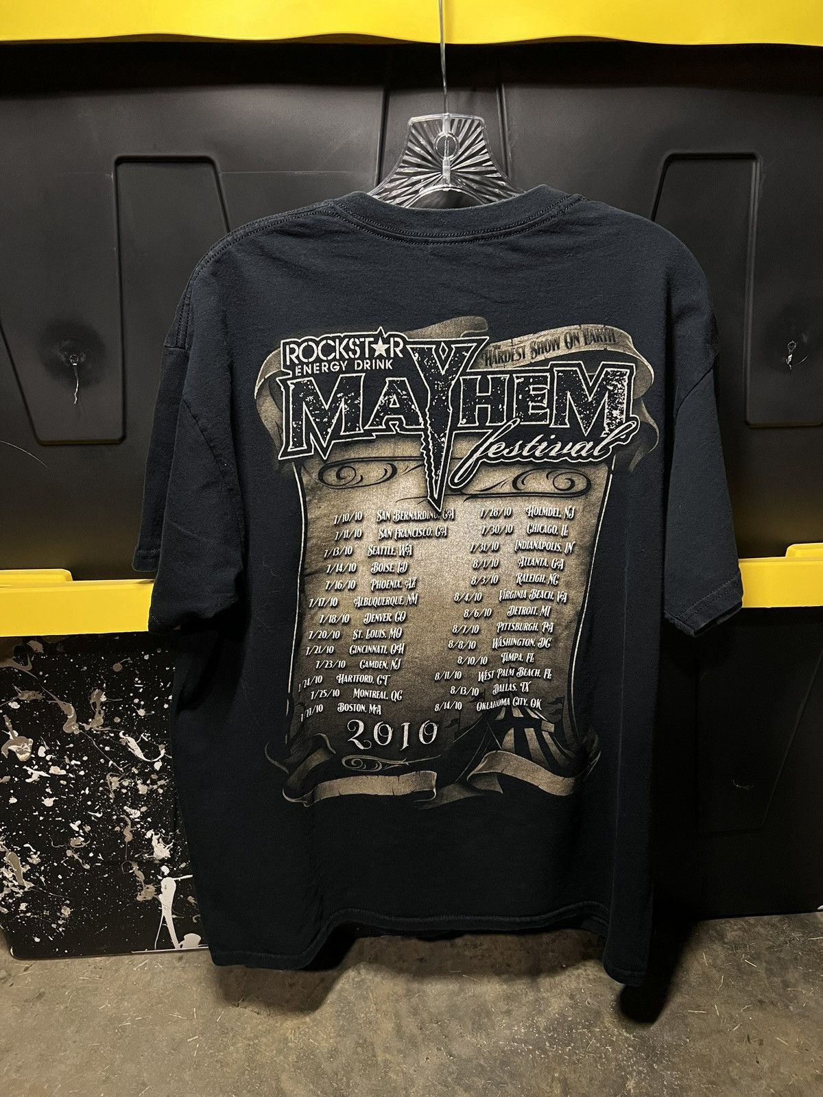 Affliction Sick Y2K Rockstar energy Mayhem 2010 Festival T Shirt Size US L / EU 52-54 / 3 - 2 Thumbnail