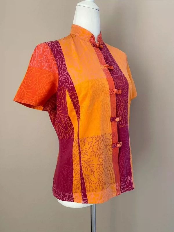 Kenzo KENZO Rare Chinese and Japanese Zen-inspired floral patchw Size S / US 4 / IT 40 - 2 Thumbnail