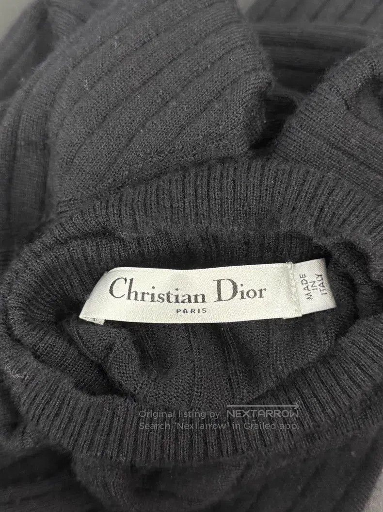 Dior Dior Black Turtleneck Knitted Undershirt Size XXS / US 00 / IT 34 - 4 Thumbnail