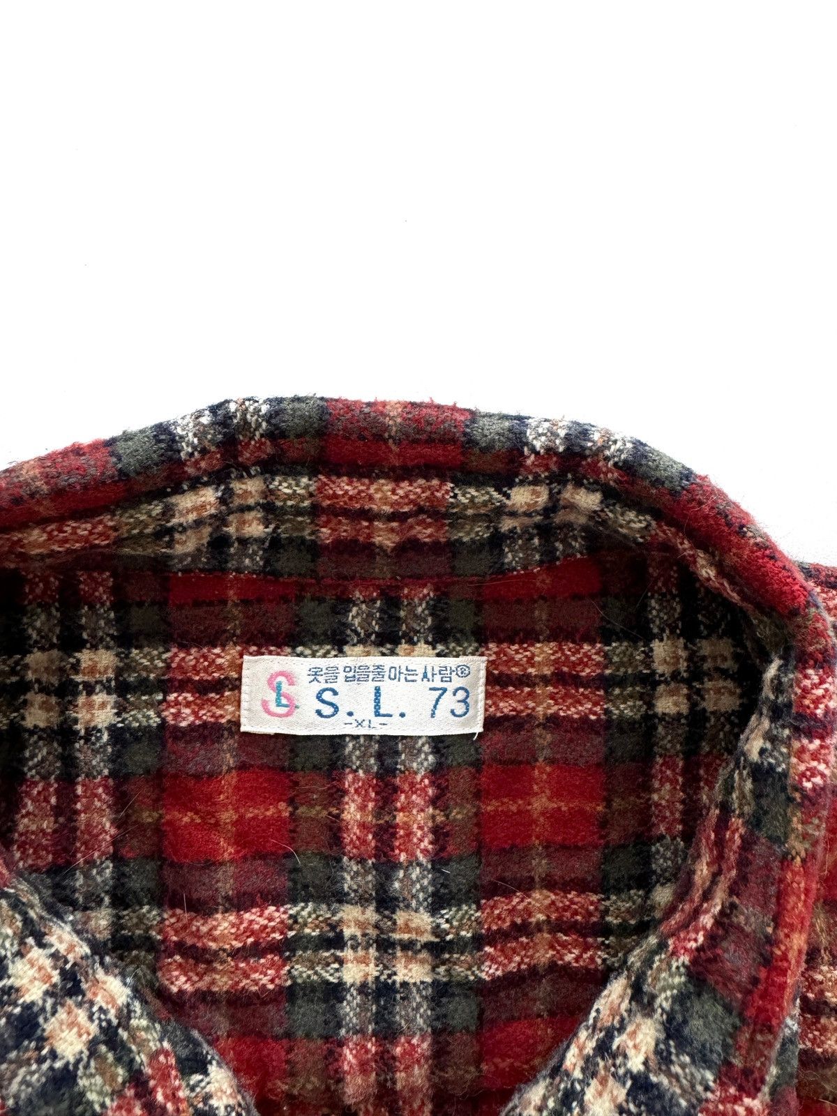Japanese Brand S.L 72 Flannel Shirt Size US XL / EU 56 / 4 - 5 Thumbnail
