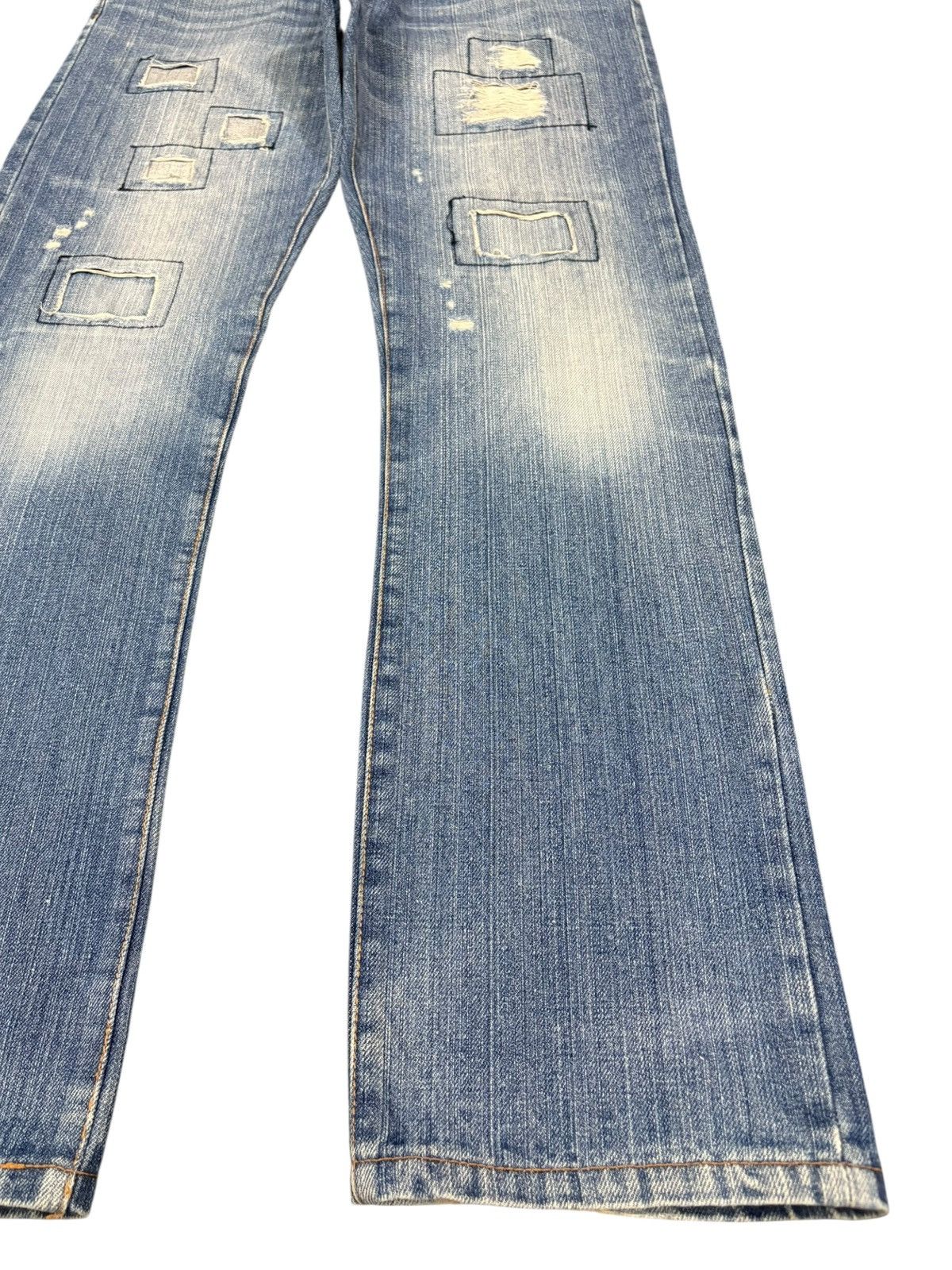 Japanese Brand Vintage Japanese Brand Patches Distressed Jeans Size US 31 - 7 Thumbnail