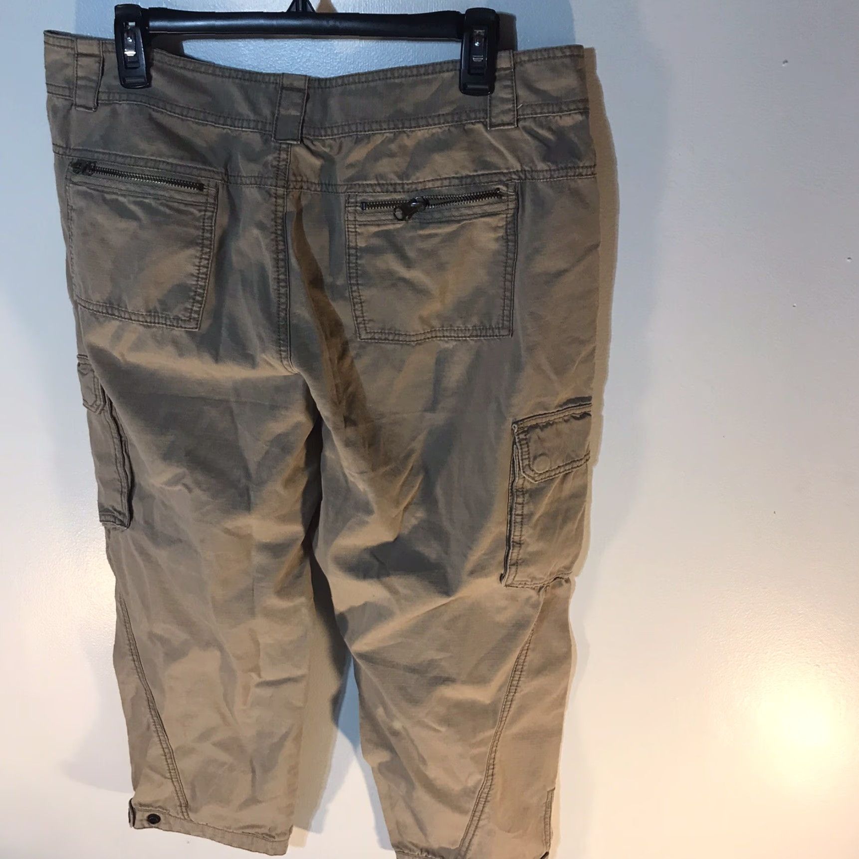 Ann Taylor Ann Taylor Loft Pants Womens Size 12 Khaki Cropped EUC Size 34" / US 12 / IT 48 - 2 Thumbnail