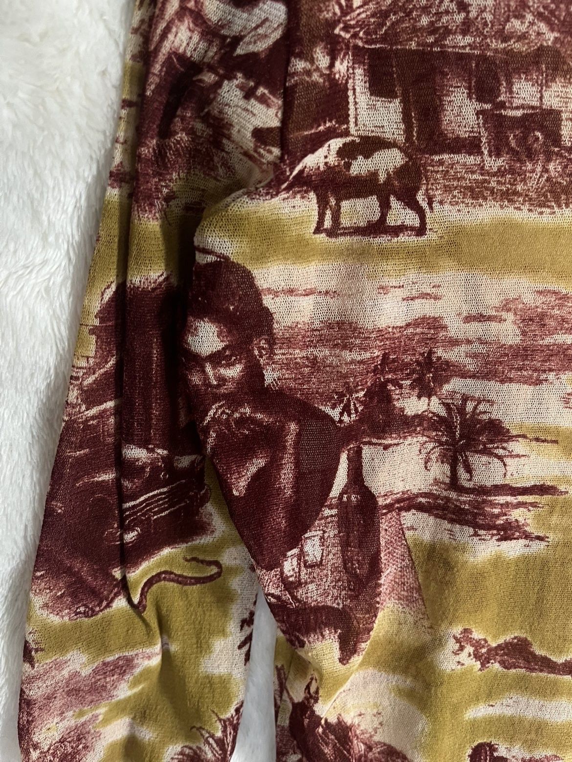 Jean Paul Gaultier jean paul gaultier cuban print mesh Size L / US 10 / IT 46 - 6 Thumbnail