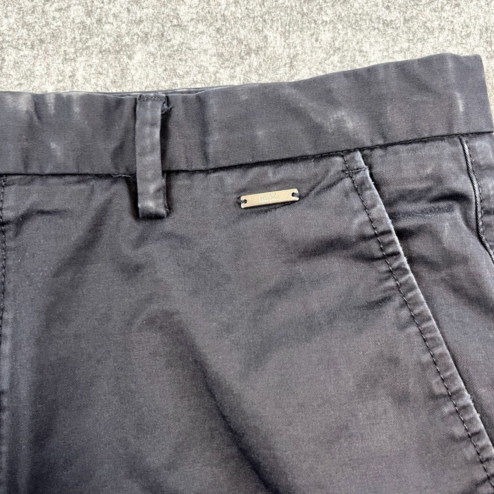 Hugo Boss Hugo Boss Chino Trousers Pants Slim Tapered 32 32 Navy Blue Stretch Preppy Mens Trousers Boys? Size US 32 / EU 48 - 7 Thumbnail