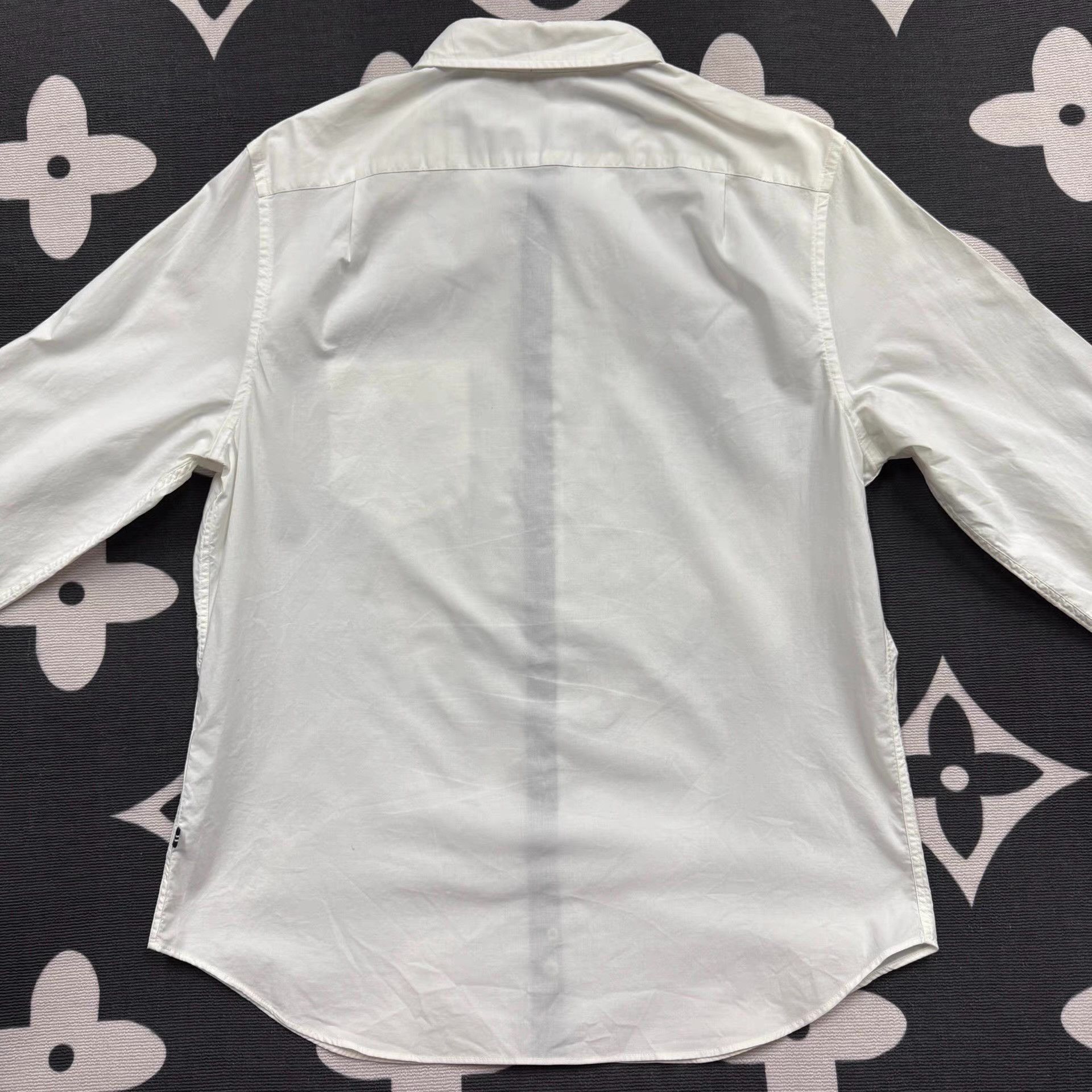 Nautica Nautica White Shirt Q10 Size US L / EU 52-54 / 3 - 3 Thumbnail
