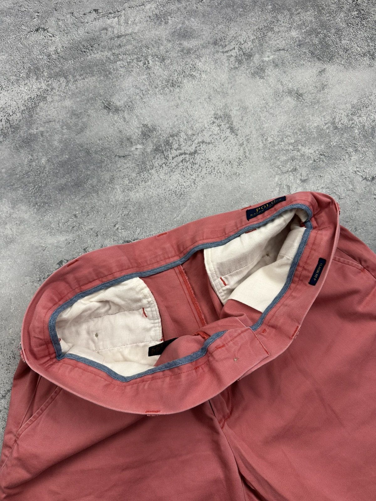 Polo Ralph Lauren Vintage Polo Ralph Lauren Chino Pink Shorts Y2K Classic 36 Size US 36 / EU 52 - 10 Thumbnail
