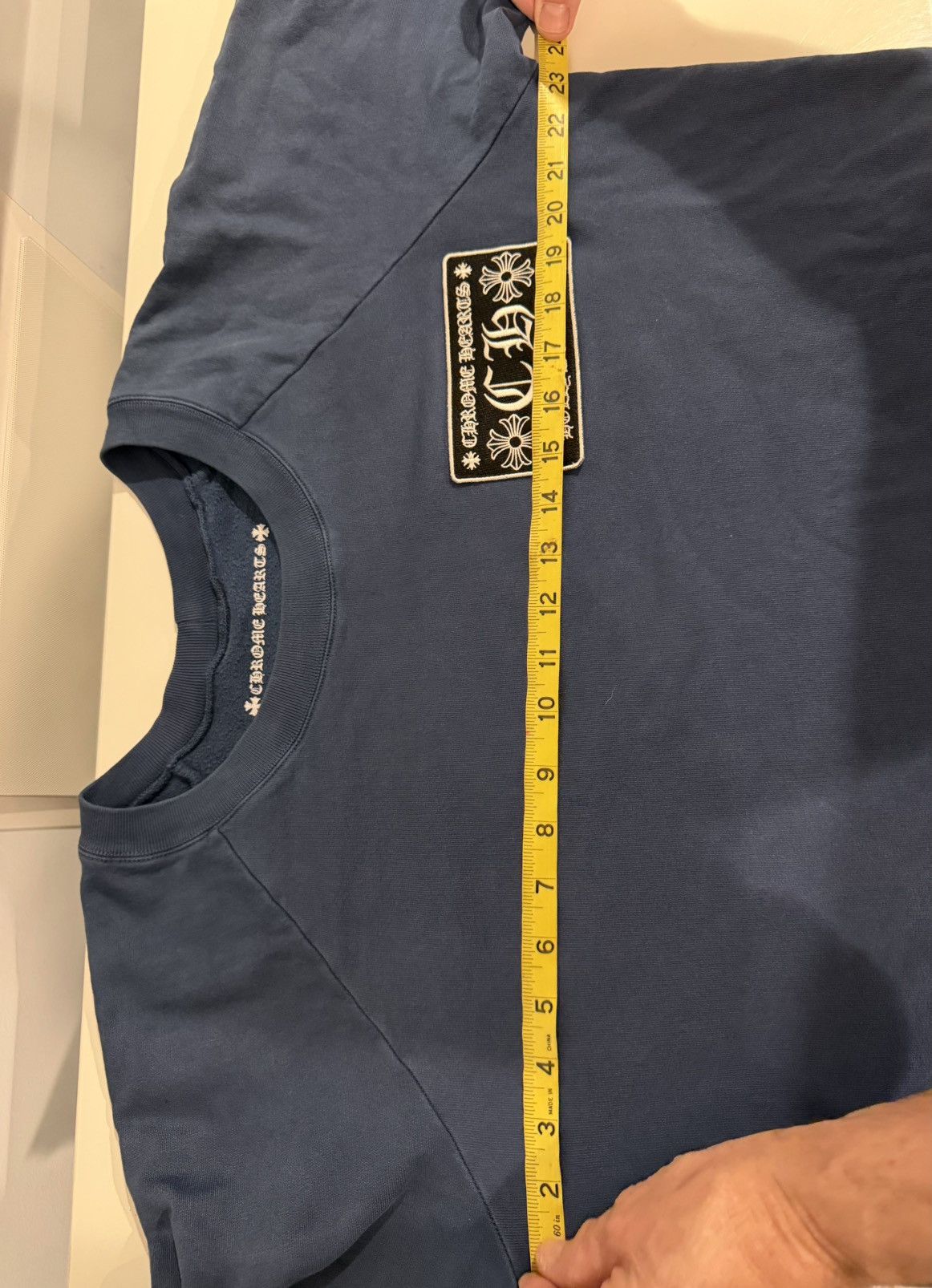 Chrome Hearts Chrome Hearts Patch Crewneck Size US L / EU 52-54 / 3 - 12 Thumbnail