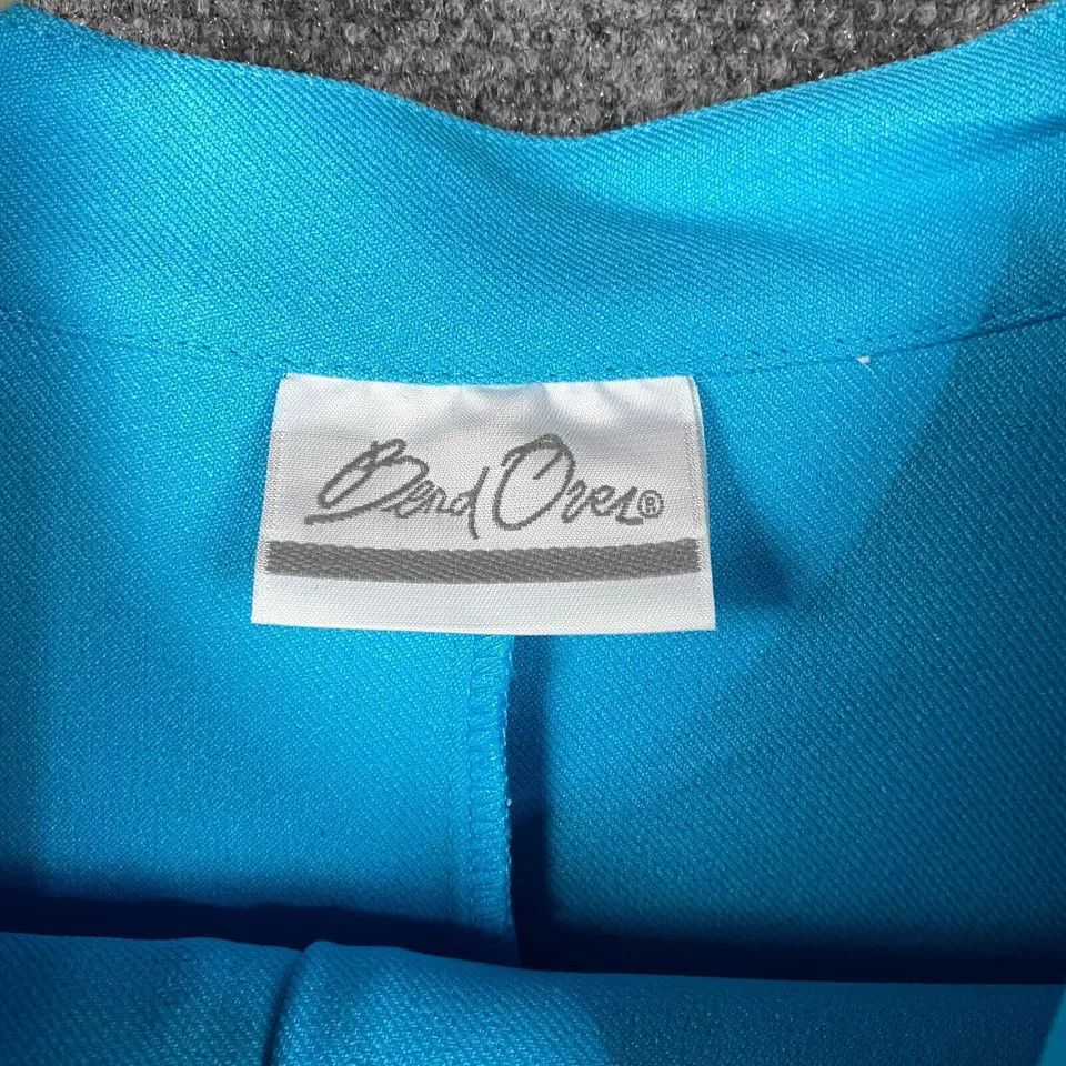 Other Ben Over Blazer Size 10 Women's Cardigan Stretch Blue Adults Size L / US 10 / IT 46 - 5 Thumbnail
