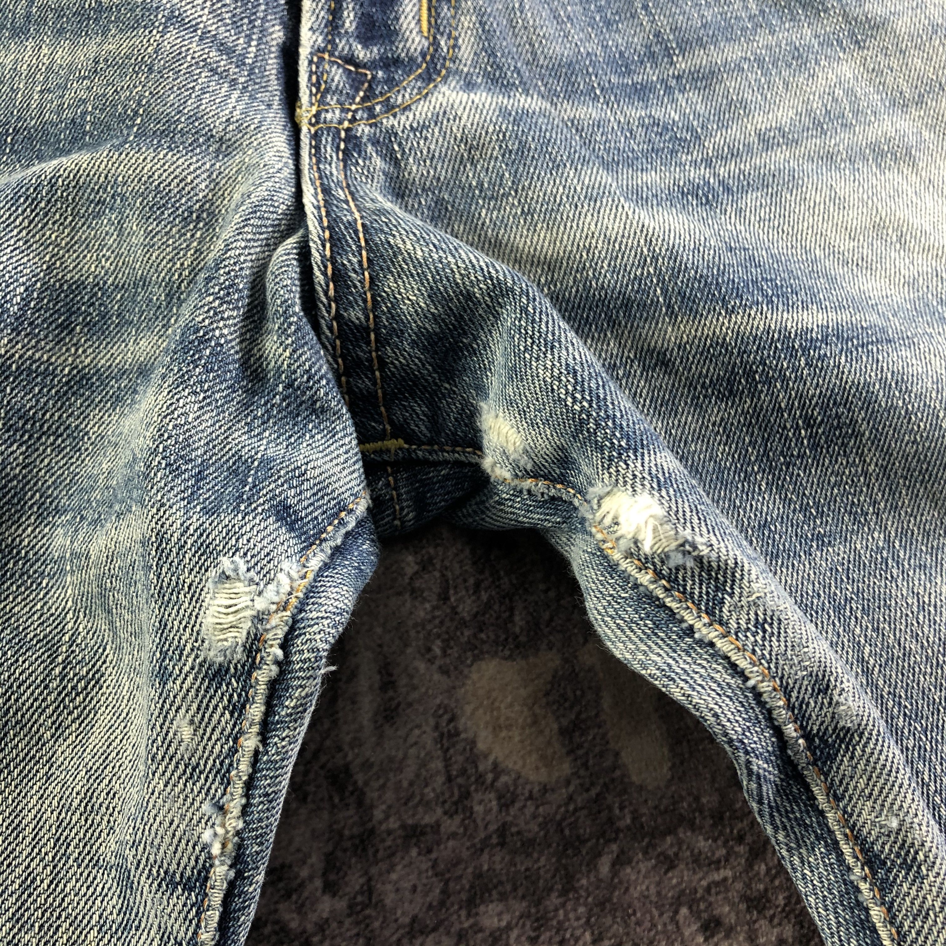 Edwin Vintage Blue Wash Edwin 505 Selvedge Jeans-JM3672 Size US 32 / EU 48 - 9 Thumbnail