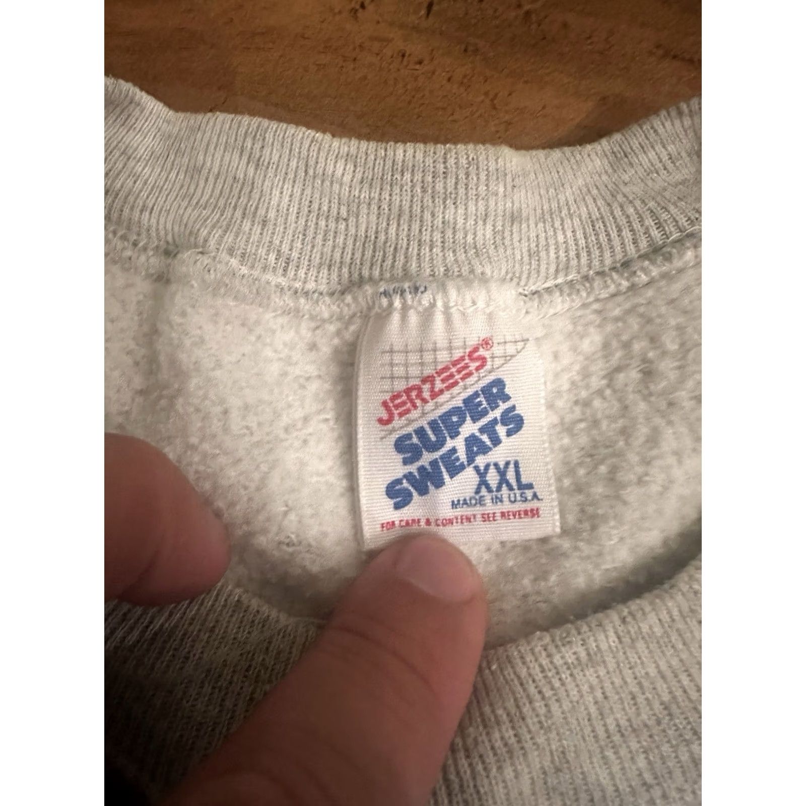 Jerzees VINTAGE Jerzees Nublend Super Sweats Gray Crewneck Sweatshirt XL Men 90s Gr ay Pullover Crew Neck Size US XL / EU 56 / 4 - 2 Thumbnail