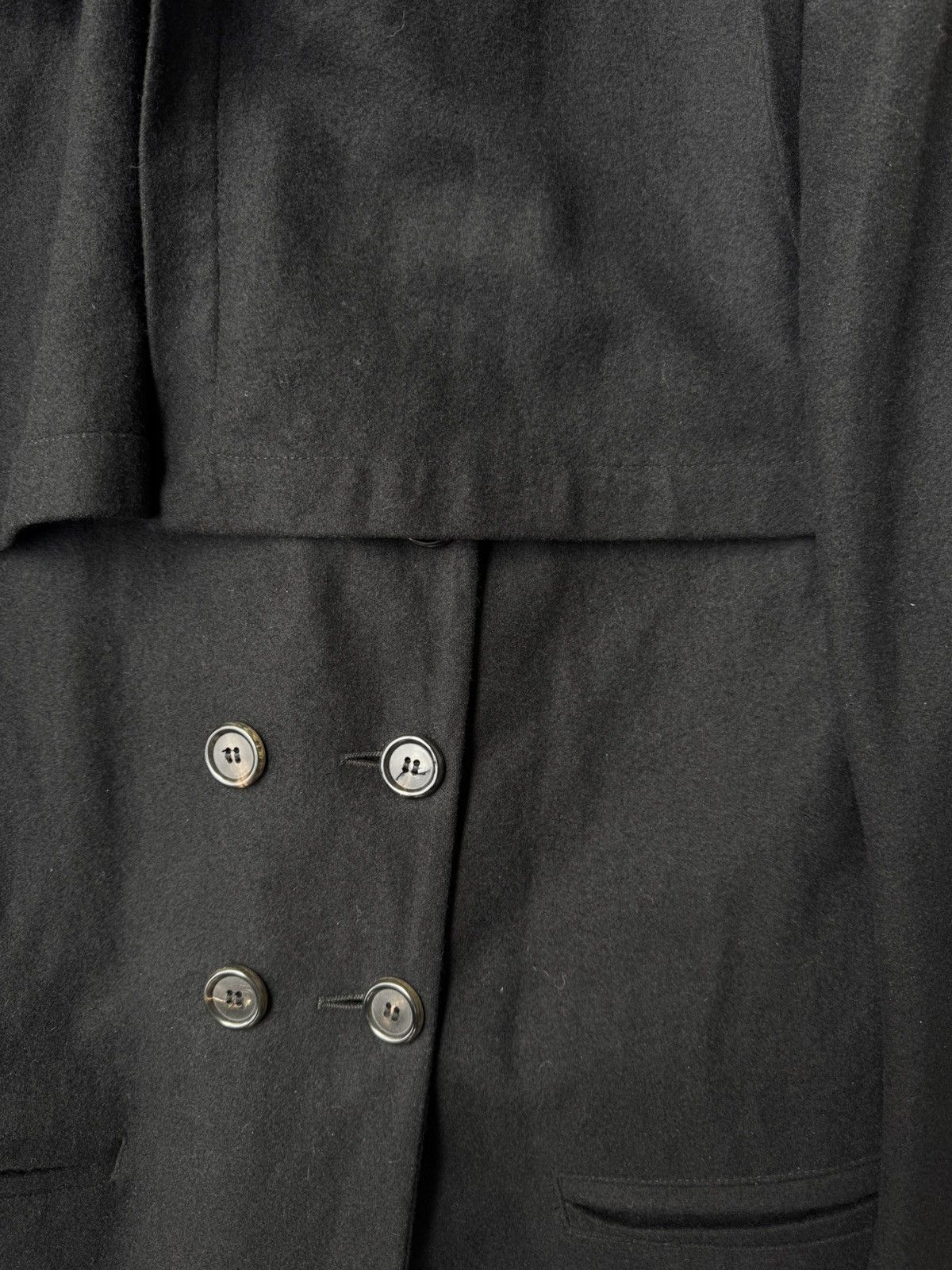 Ann Demeulemeester Ann Demeulemeester AW03 Double Breasted Wool Frock Coat Size S / US 4 / IT 40 - 3 Thumbnail