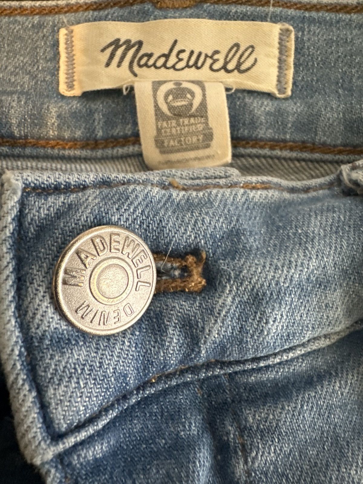 Madewell Madewell Mid-Rise Kick Out Jeans Size 28" / US 6 / IT 42 - 10 Thumbnail