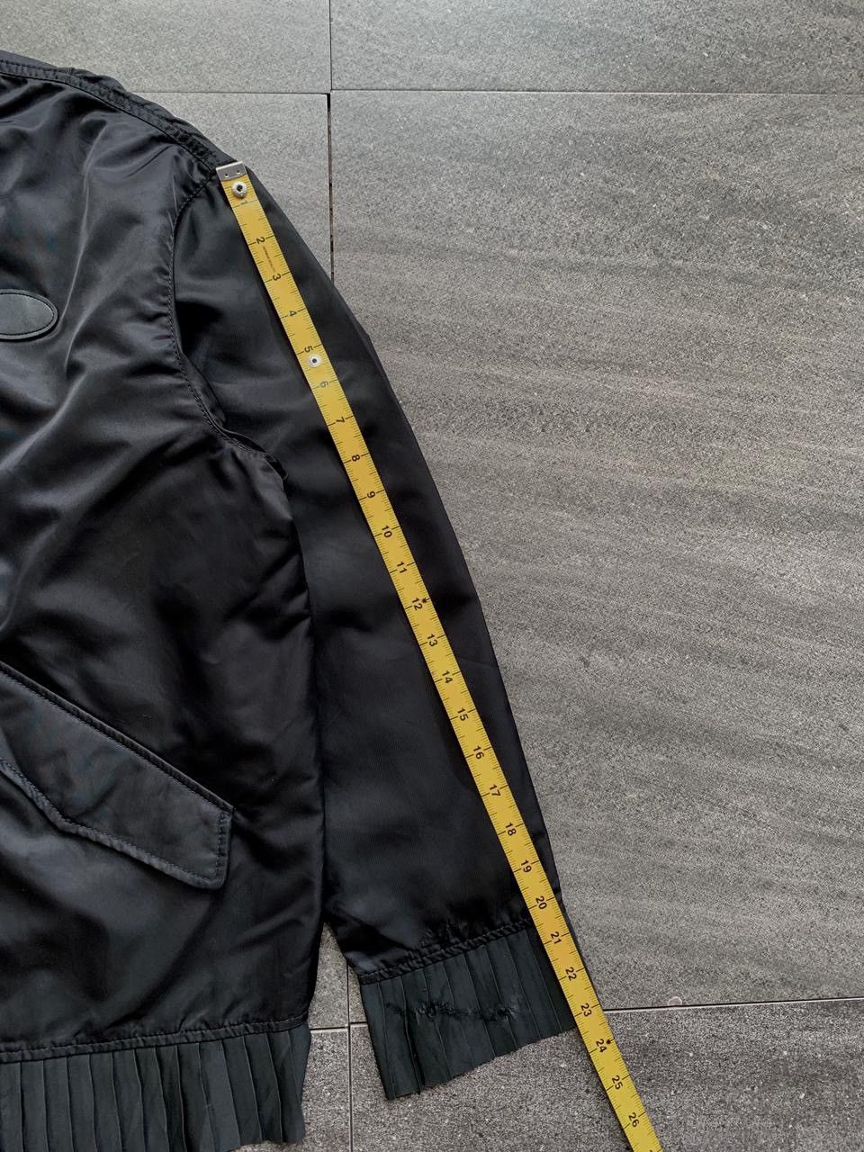 Maison Margiela FREE TAX! MM6 Oversized Pleated Nylon Bomber Jacket Size US M / EU 48-50 / 2 - 13 Thumbnail