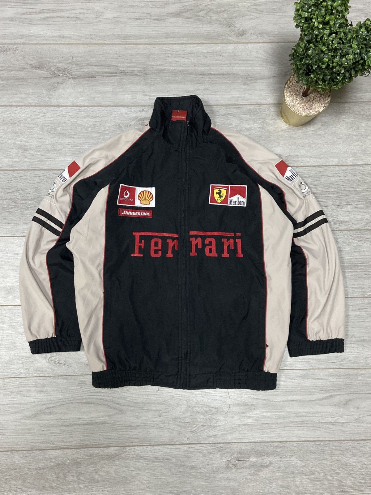 Vintage Ferrari Marlboro vintage F1 racing jacket Vodafone Size US XXL / EU 58 / 5 - 1 Thumbnail