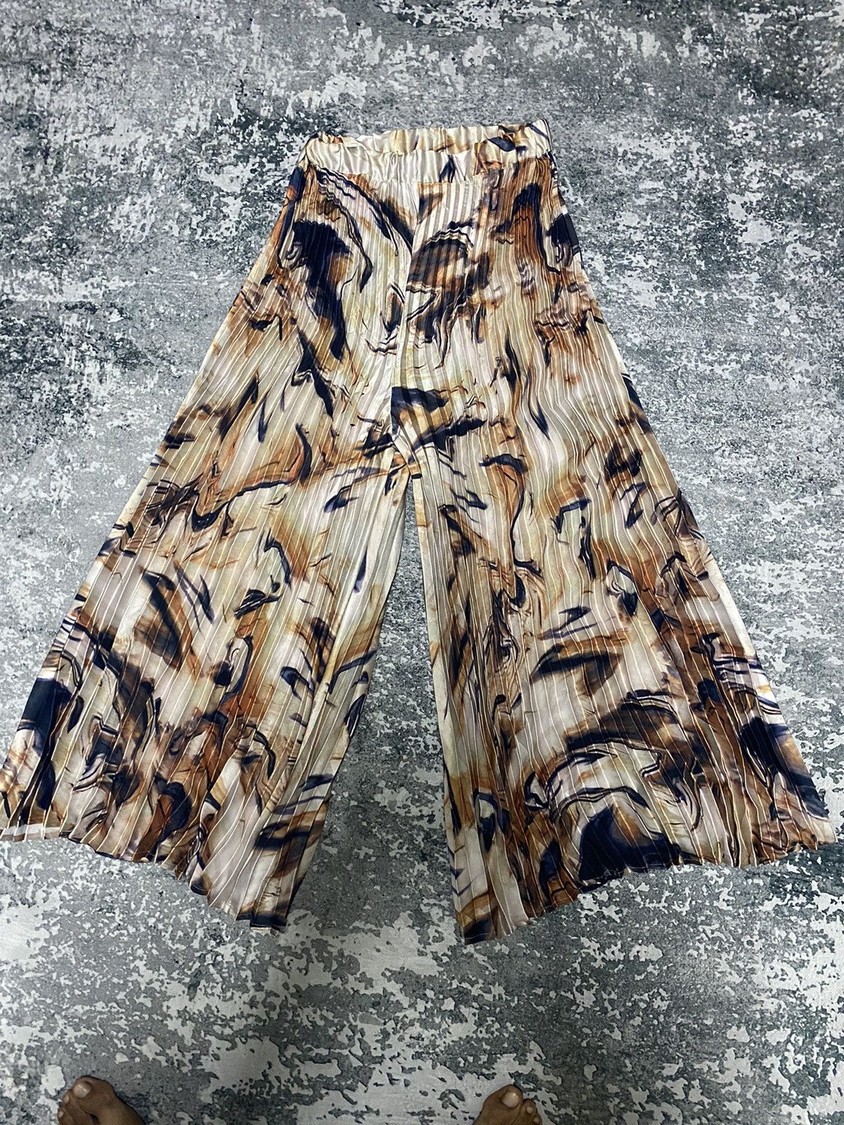 Japanese Brand Japanese Brand Osmosis Wide Leg Pants Size 27" / US 4 / IT 40 - 1 Thumbnail