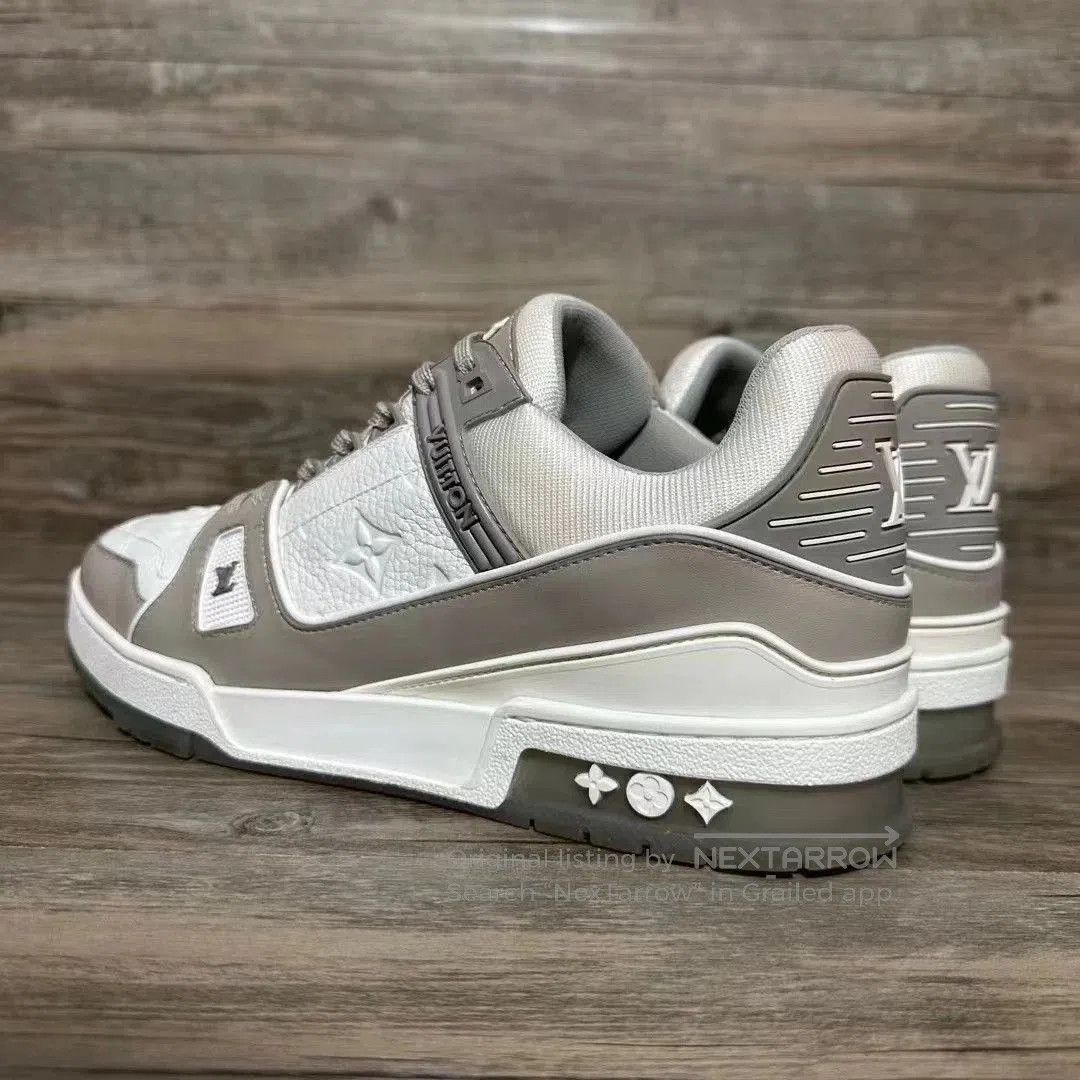 Louis Vuitton Gray Low-Top Sneakers Size 8. Size US 8 / EU 41 - 4 Thumbnail