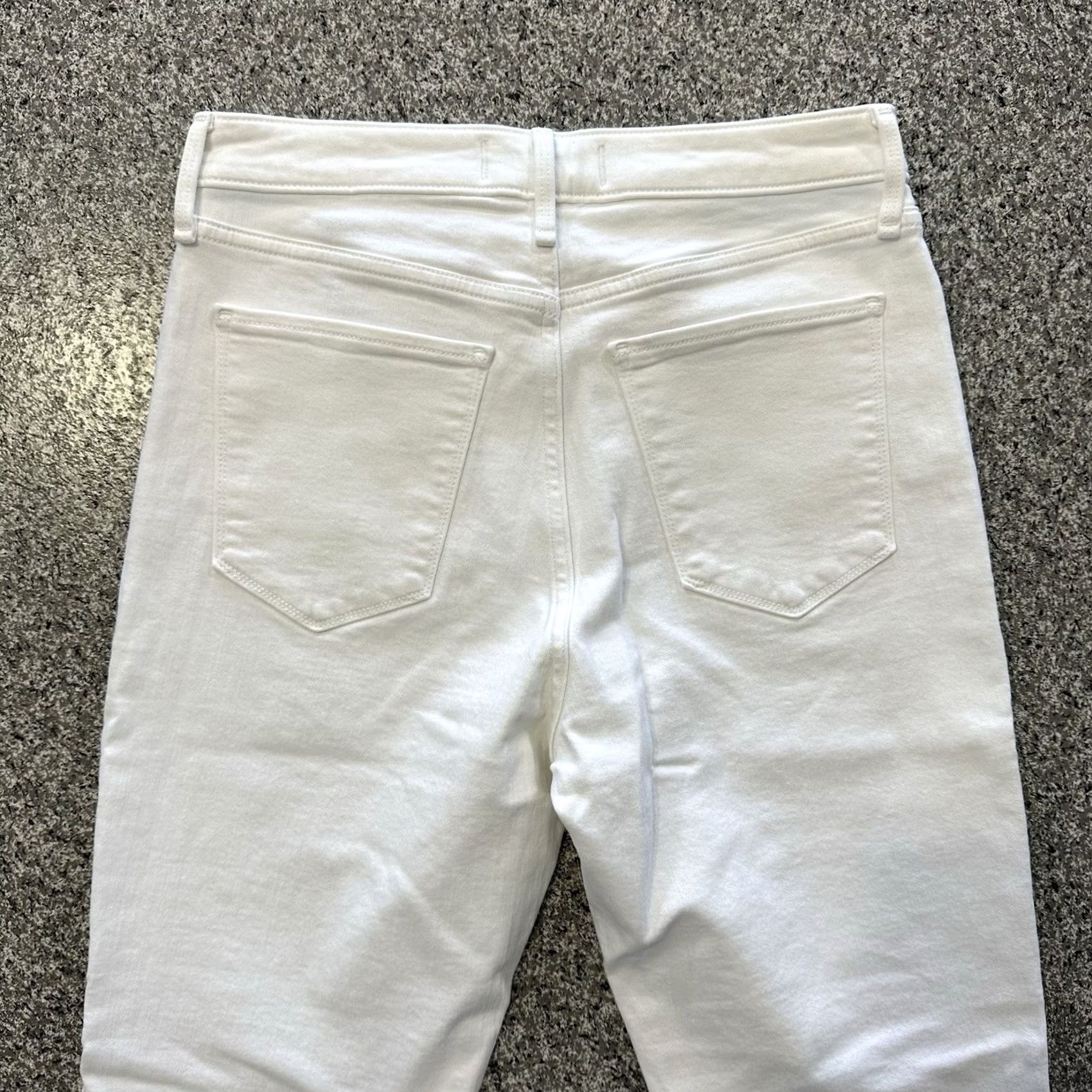 Abercrombie & Fitch Abercrombie & Fitch Jeans Womens 8 29x27 Super Skinny Ankle High Rise White Size 29" - 5 Thumbnail