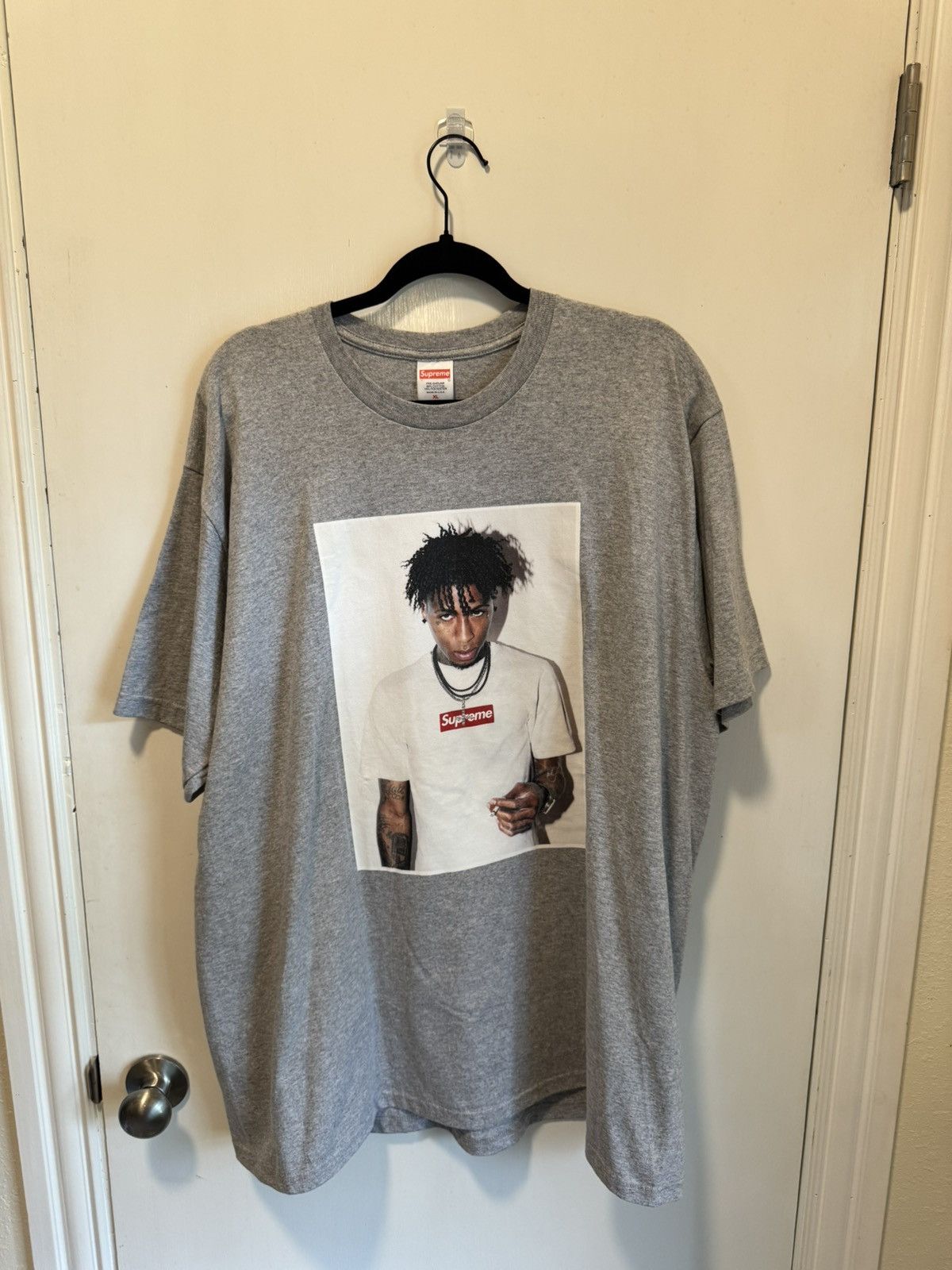 Supreme Supreme NBA Youngboy Tee Size US XL / EU 56 / 4 - 2 Thumbnail