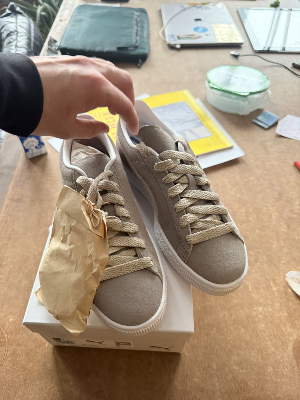 JJJJound × Puma 5.5M 7W JJJOUND x PUMA Limestone Size US 7 / IT 37 - 7 Thumbnail