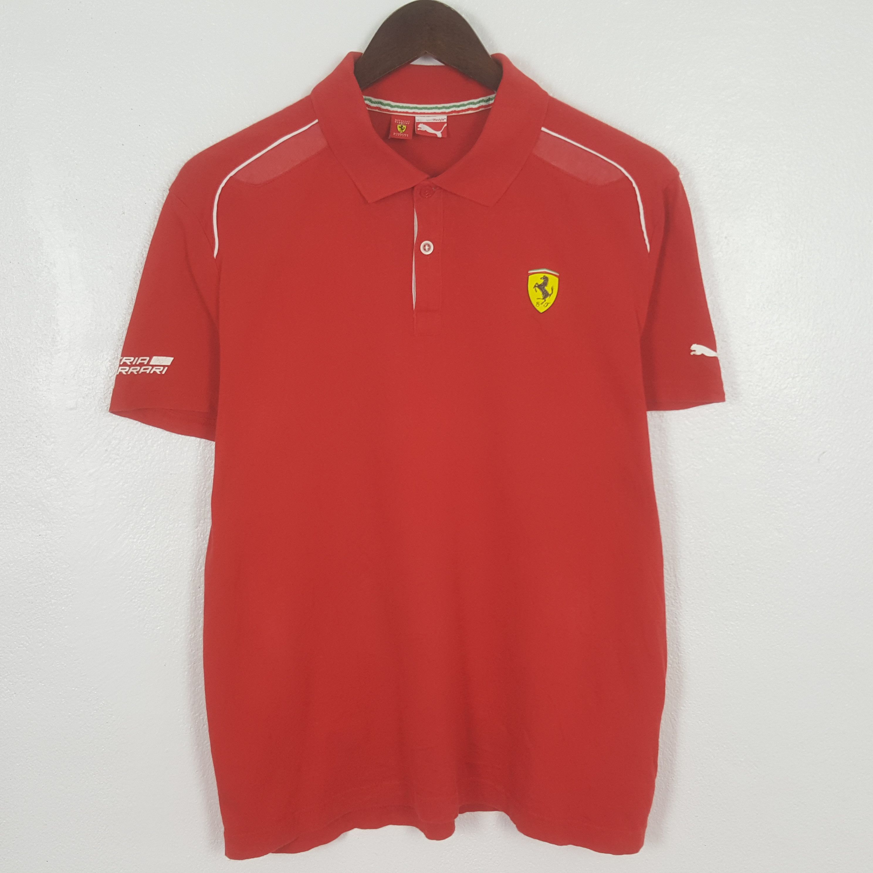 Puma Vintage Puma Scuderia Ferrari Polos Shirt Size US M / EU 48-50 / 2 - 1 Thumbnail
