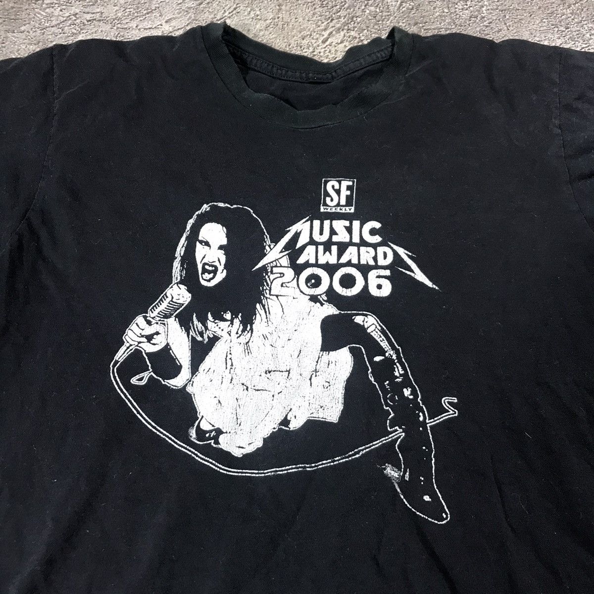 Vintage Vintage Y2K Graphic Tee Band Punk Rock Opium Girl Vamp M Size US M / EU 48-50 / 2 - 2 Thumbnail