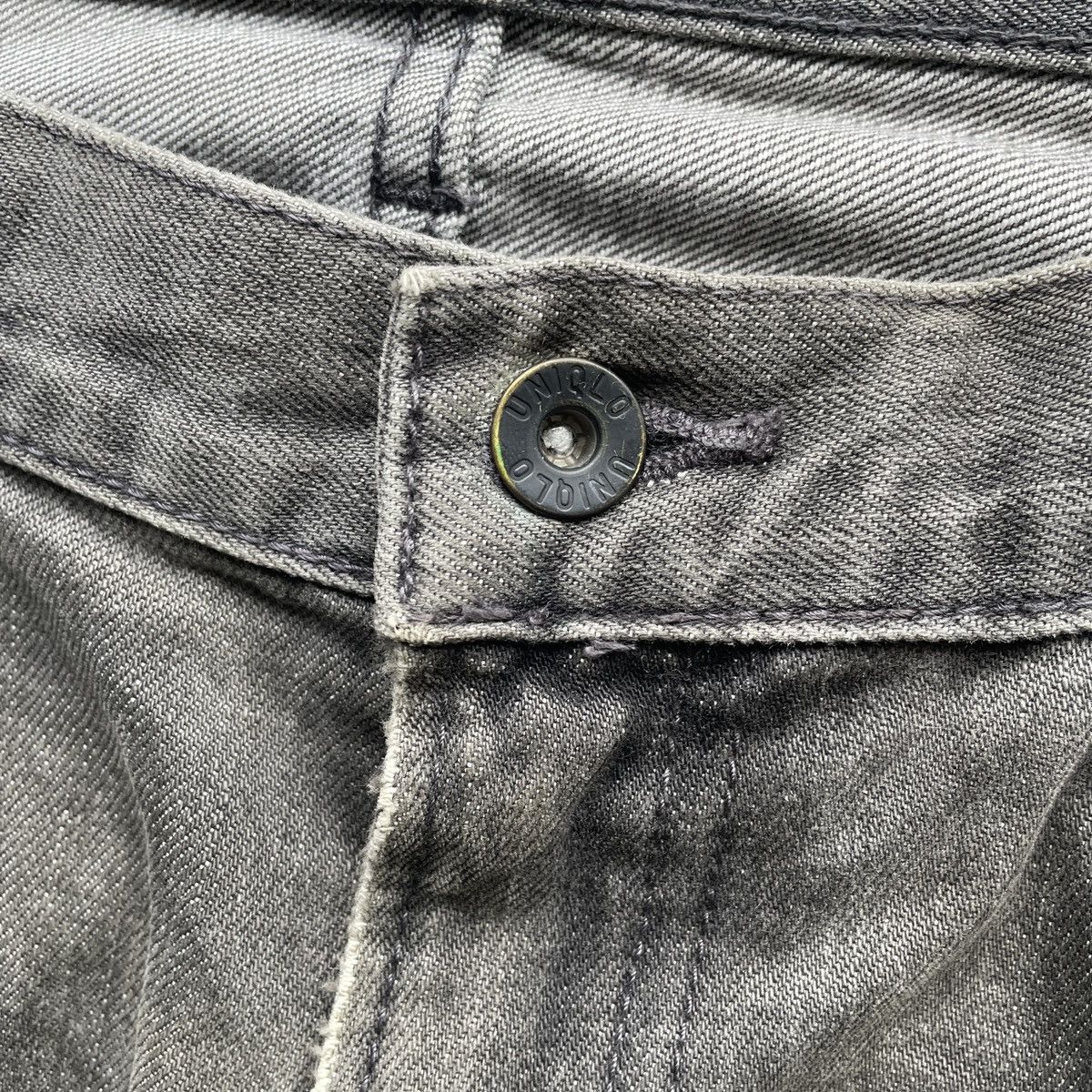 Japanese Brand Vintage Japanese Brand Faded Black Jeans Denim Pants W35 Size US 35 - 6 Thumbnail