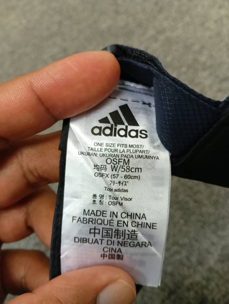 Adidas Adidas visor cap golf Like new free Size Size 42 - 5 Thumbnail