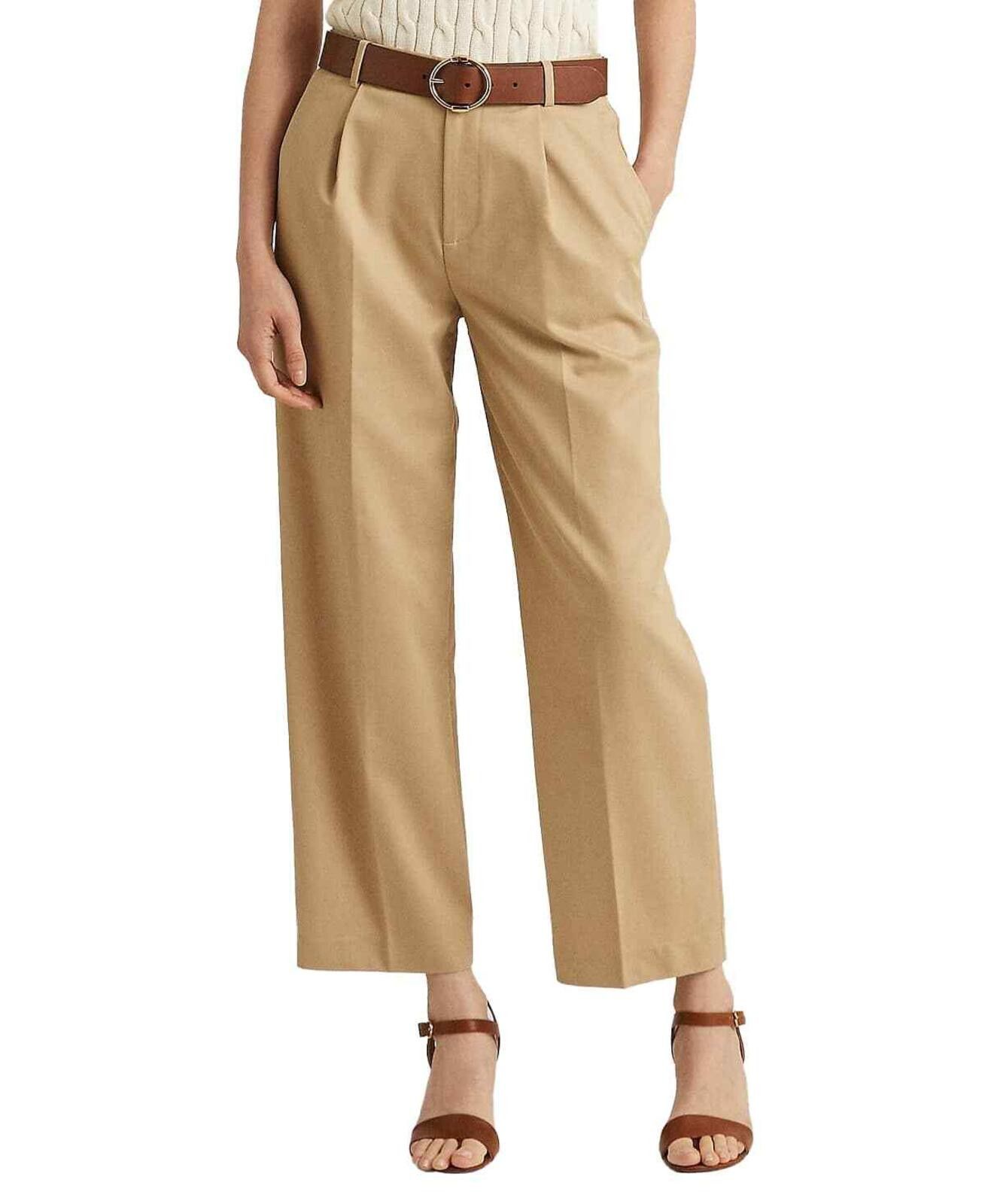Lauren Ralph Lauren Lauren Ralph Lauren Petite Beige High Rise Ankle Pants 10 Size 32" / US 10 / IT 46 - 1 Thumbnail