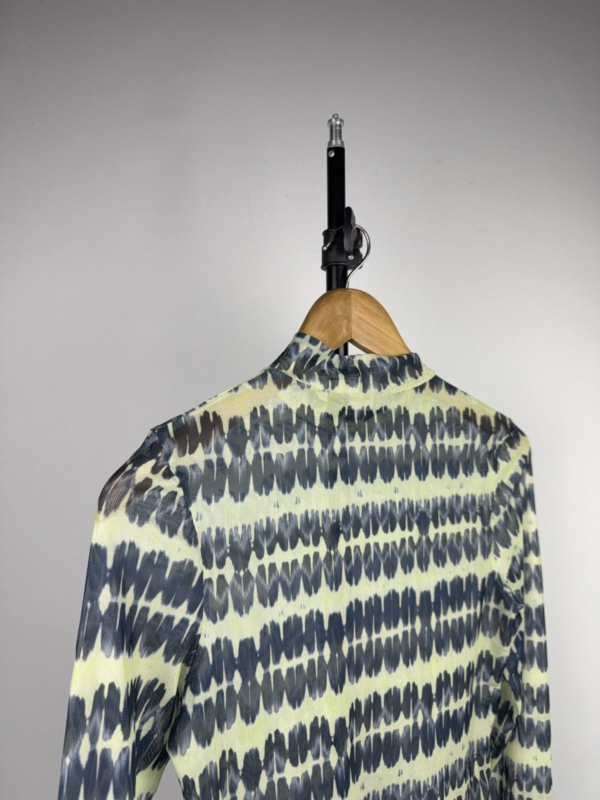 Japanese Brand 00s Save The Queen Jean Paul Gaultier Style Mesh Blouses Size XS / US 0-2 / IT 36-38 - 6 Thumbnail