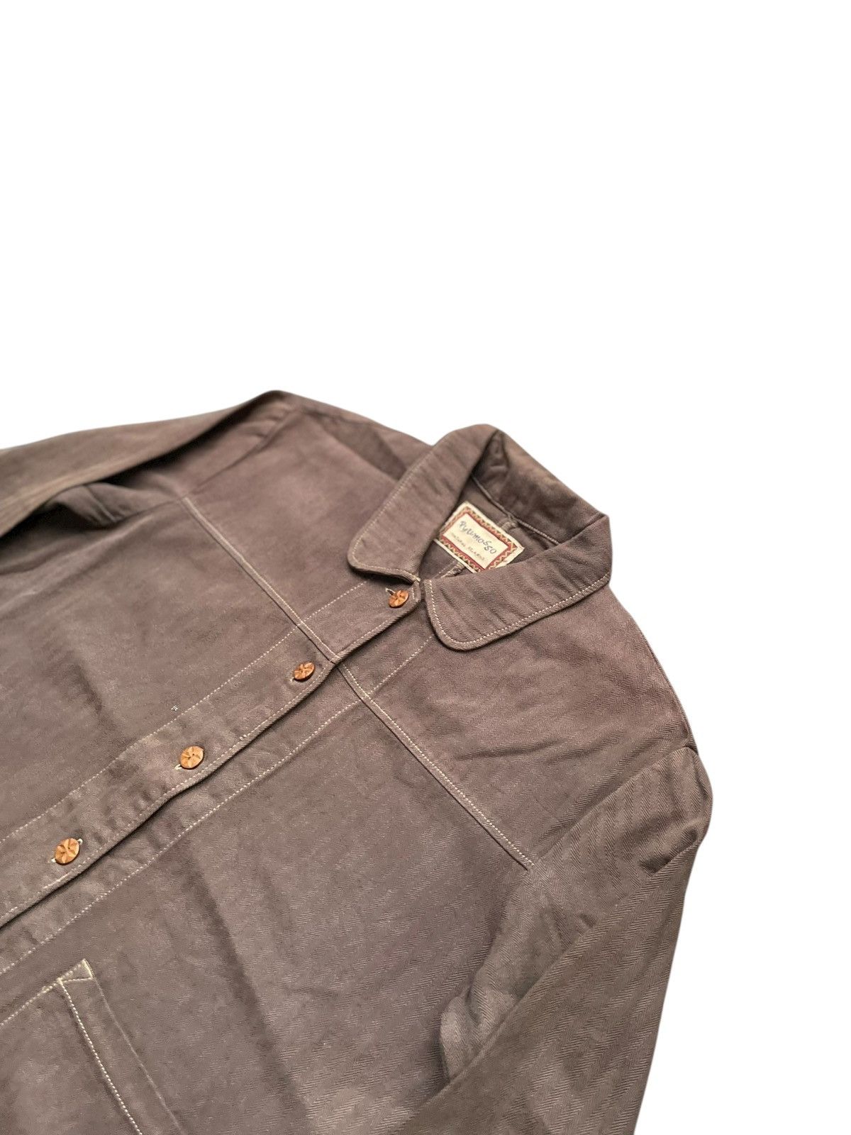 Japanese Brand Pyumosso Chore Jacket Size US XL / EU 56 / 4 - 2 Thumbnail