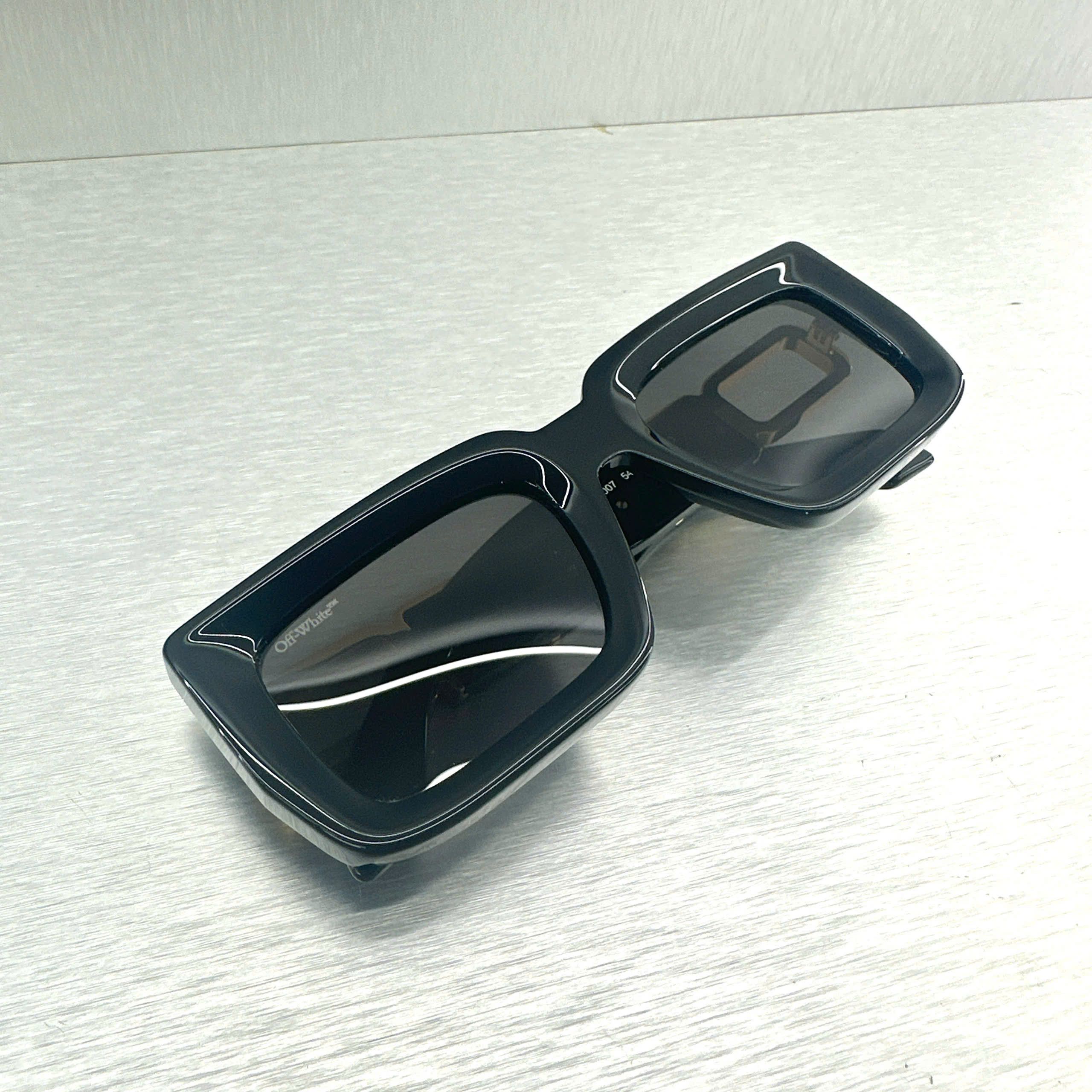 Off-White OFF WHITE Boston Rectangular Frame Sunglasses BLACK Size ONE SIZE - 2 Thumbnail