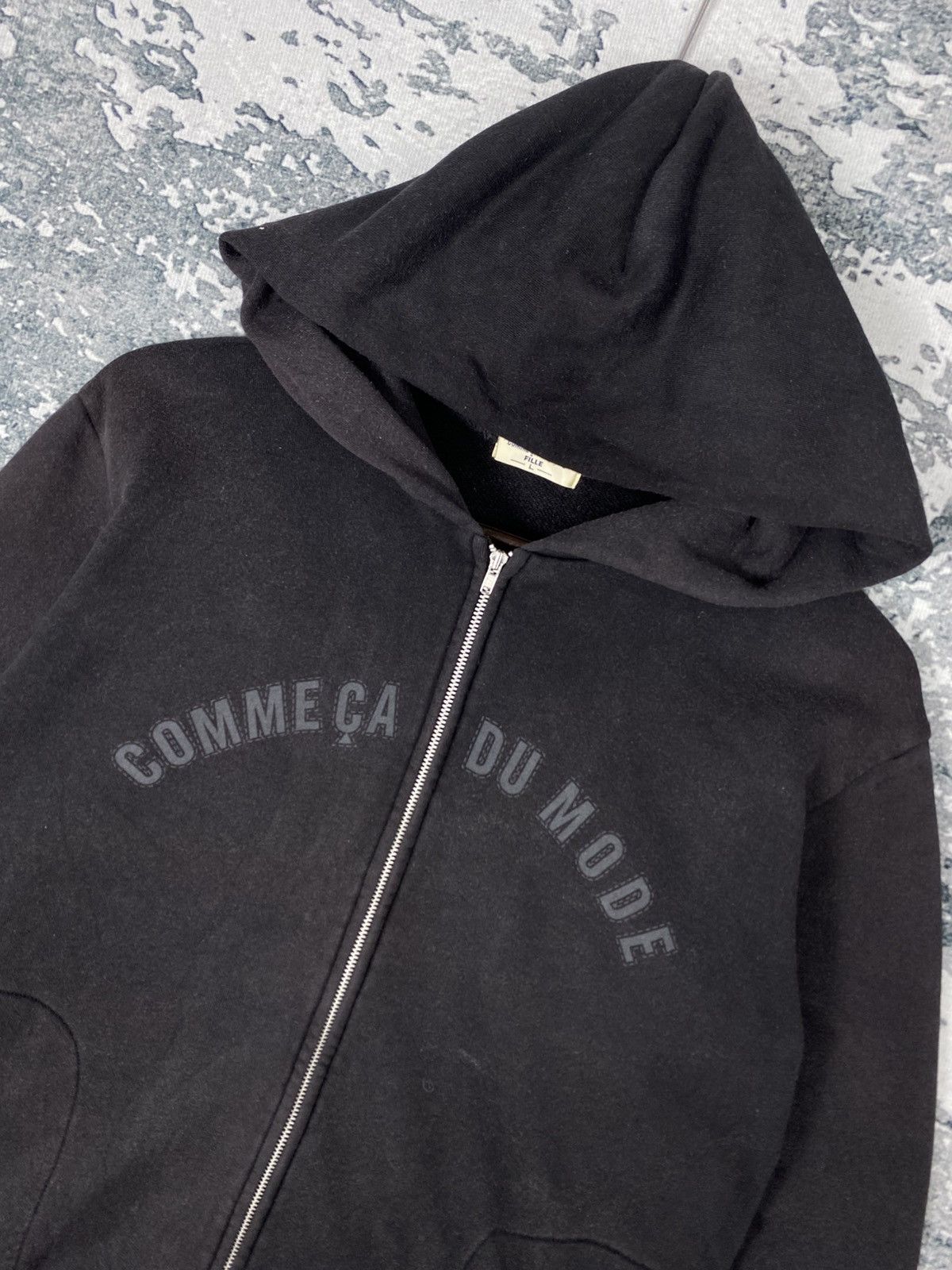 Japanese Brand Vintage Comme Ca Du Mode Fille Zip Up Hoodies Size US L / EU 52-54 / 3 - 2 Thumbnail