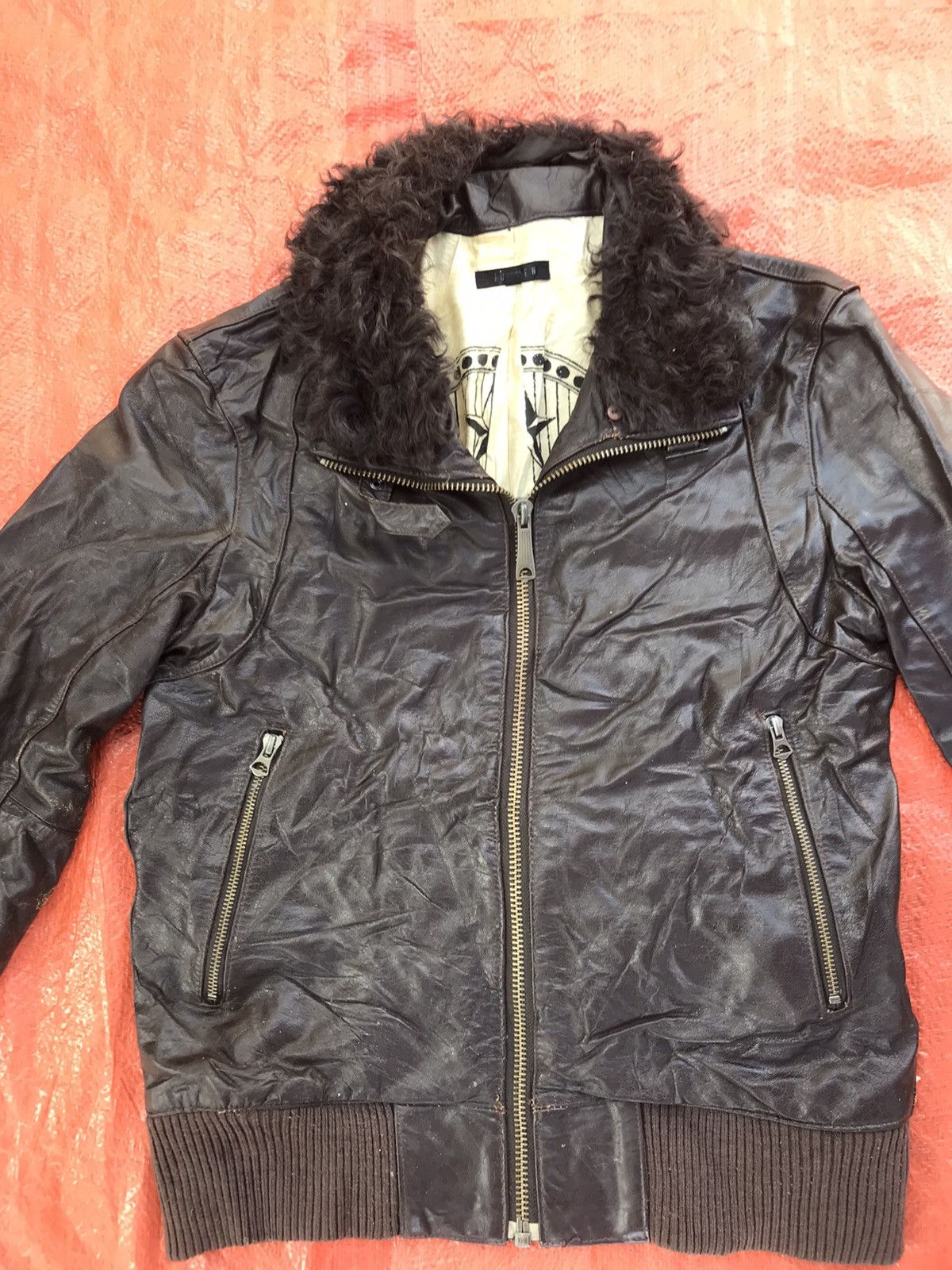Japanese Brand × Jun Takahashi JUN MEN RACING LEATHER JACKET BIKER Size US S / EU 44-46 / 1 - 4 Thumbnail