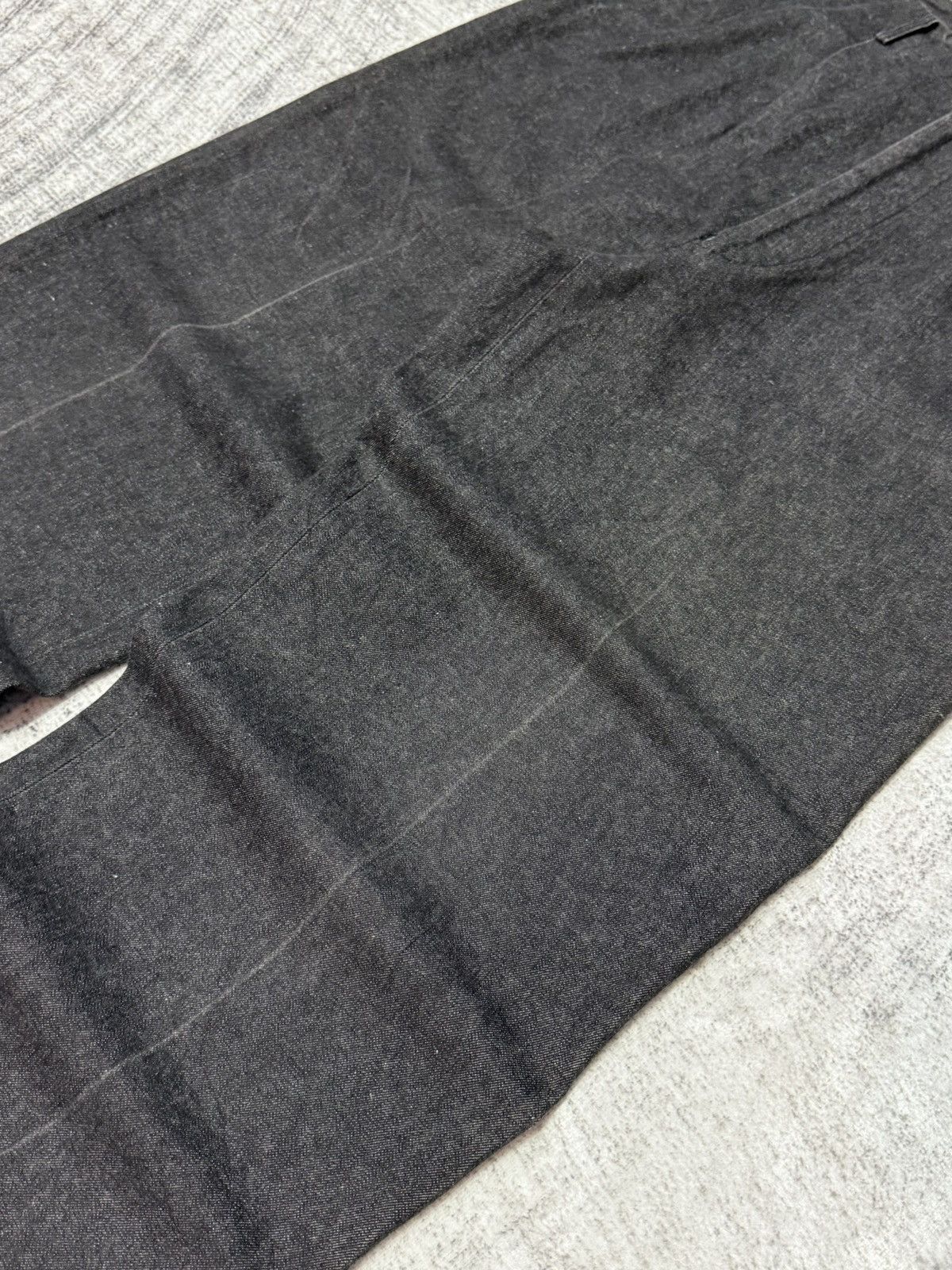 Creighton × Japanese Brand × Vintage 50s 60s Creighton Selvedge Pleated High Waist Baggy Jeans Size US 31 - 8 Thumbnail