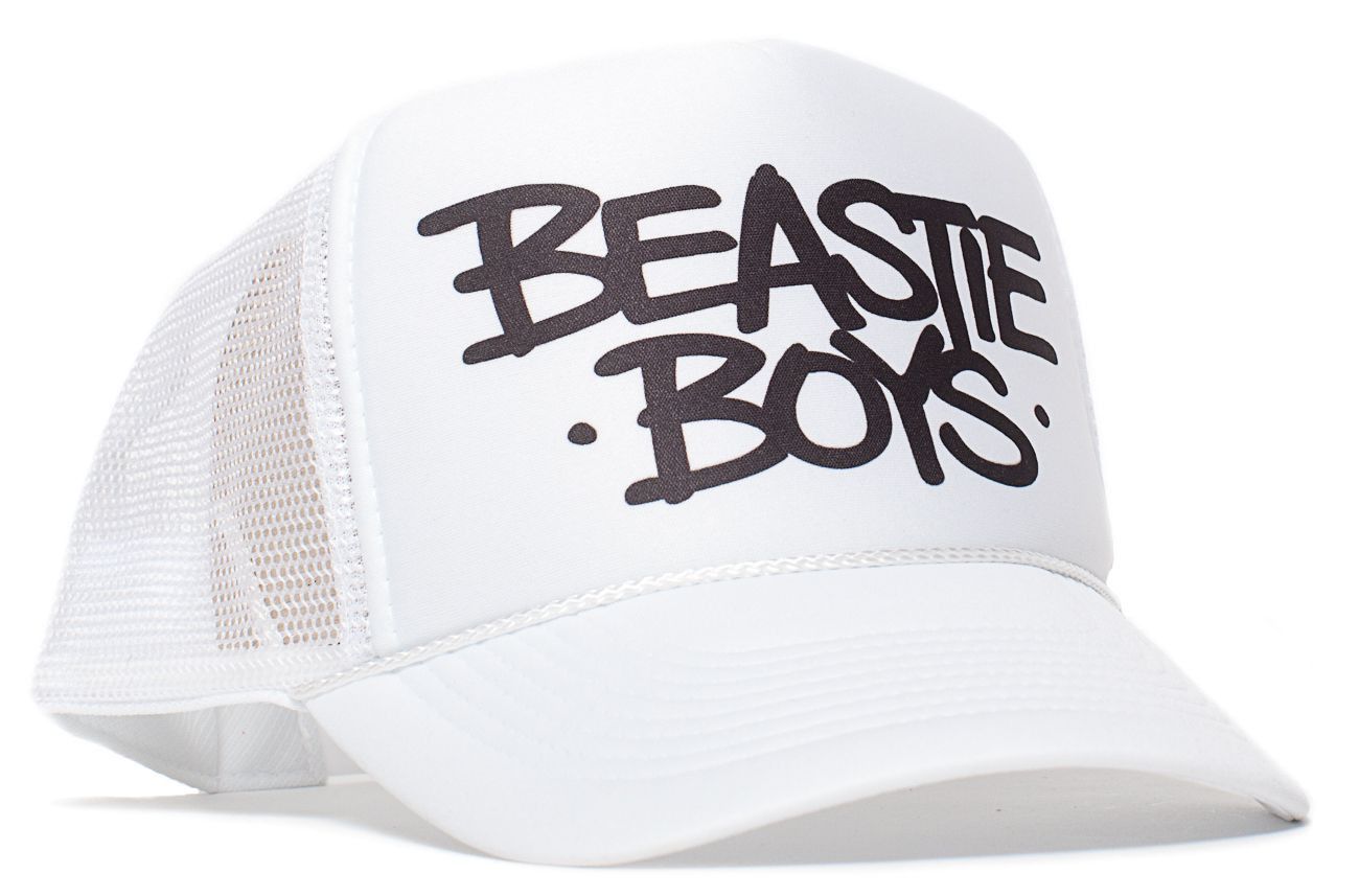 Other The Beastie Boys Old School Trucker cap Hat White Size ONE SIZE - 1 Preview