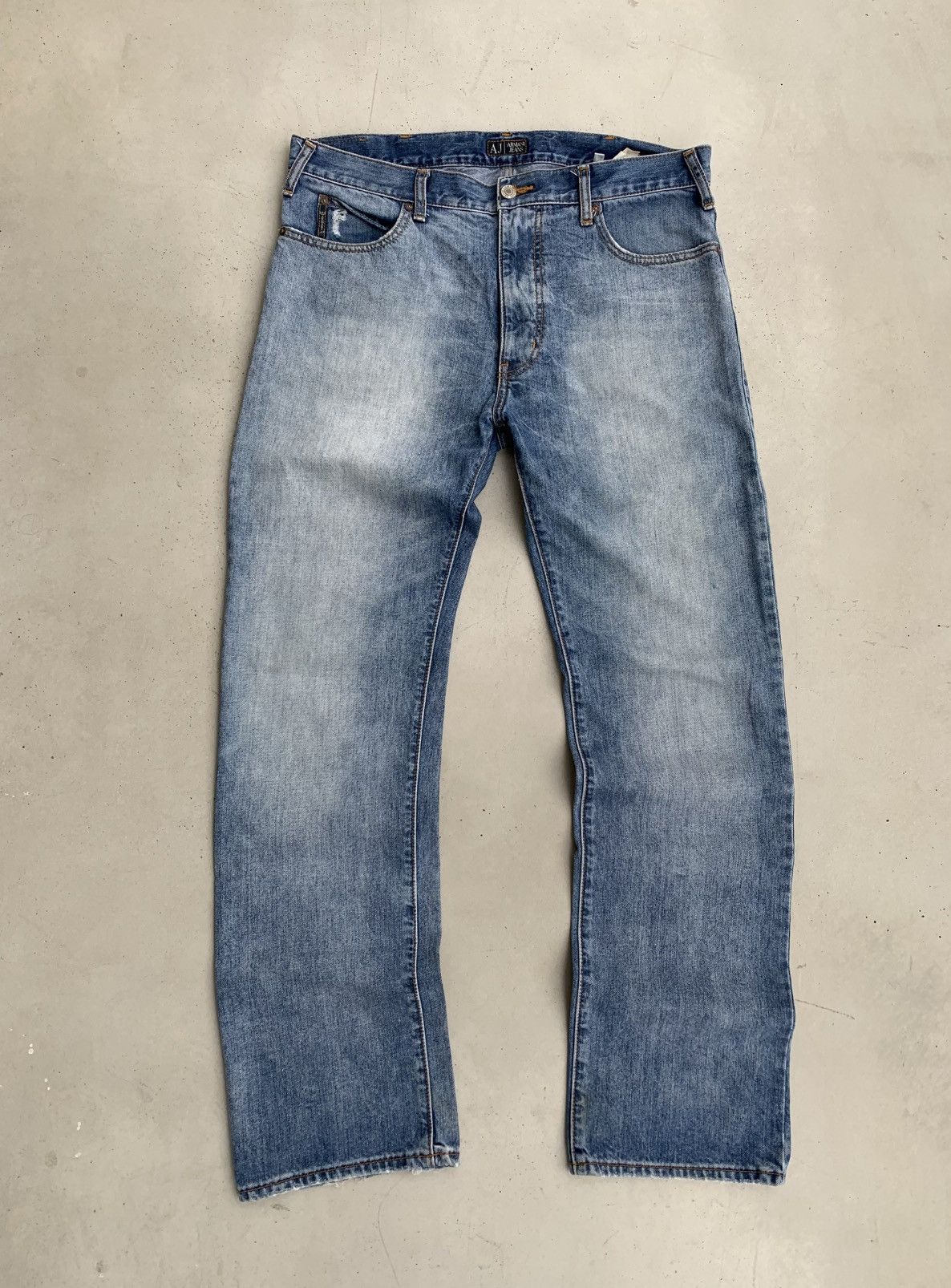 Armani Armani Jeans Vintage Jeans Luxury Denim Old Money Avantgarde Size US 36 / EU 52 - 7 Thumbnail